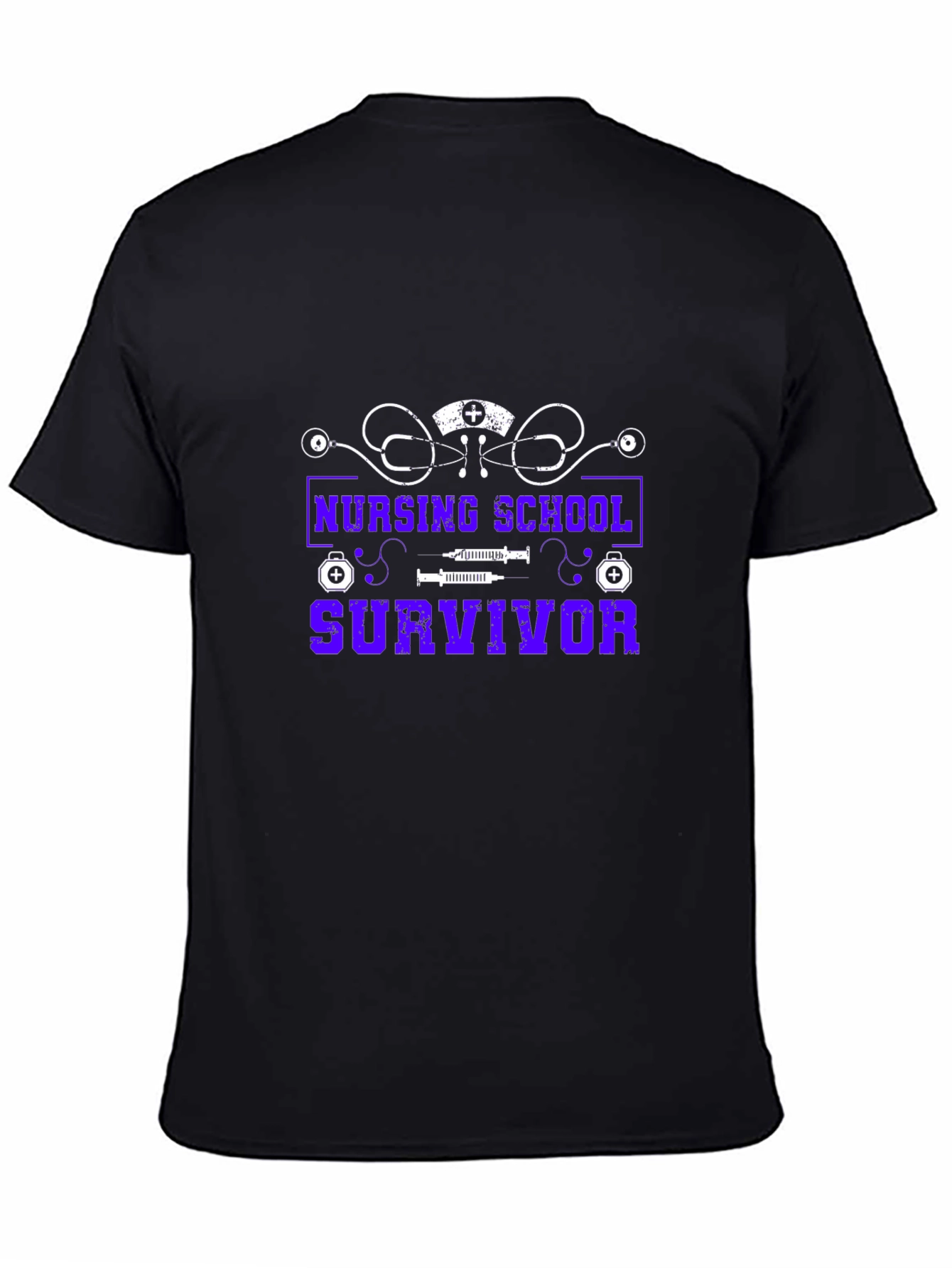 Nursing School Survivor Graphic T-Shirt