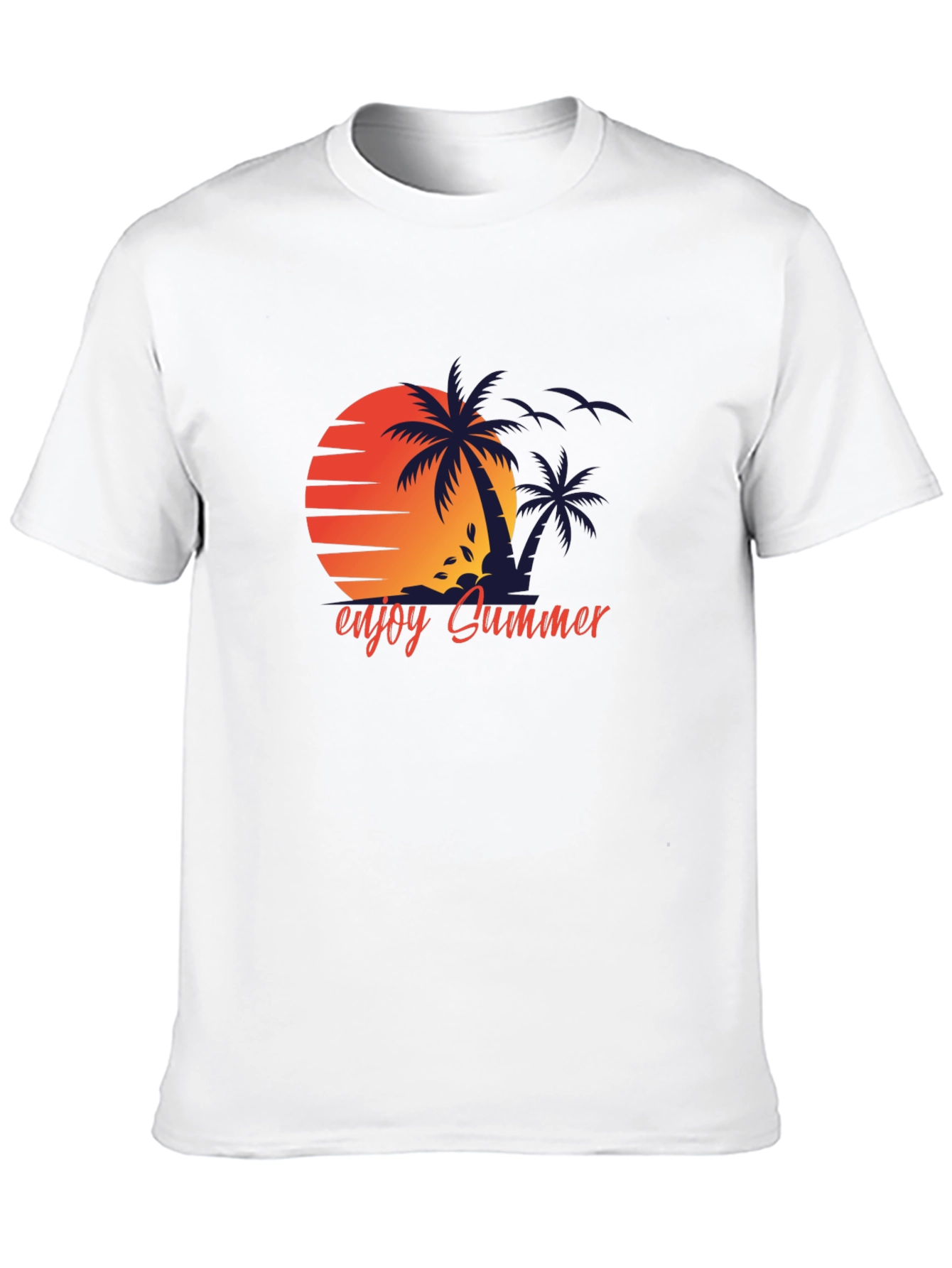 Enjoy Summer Black T-Shirt