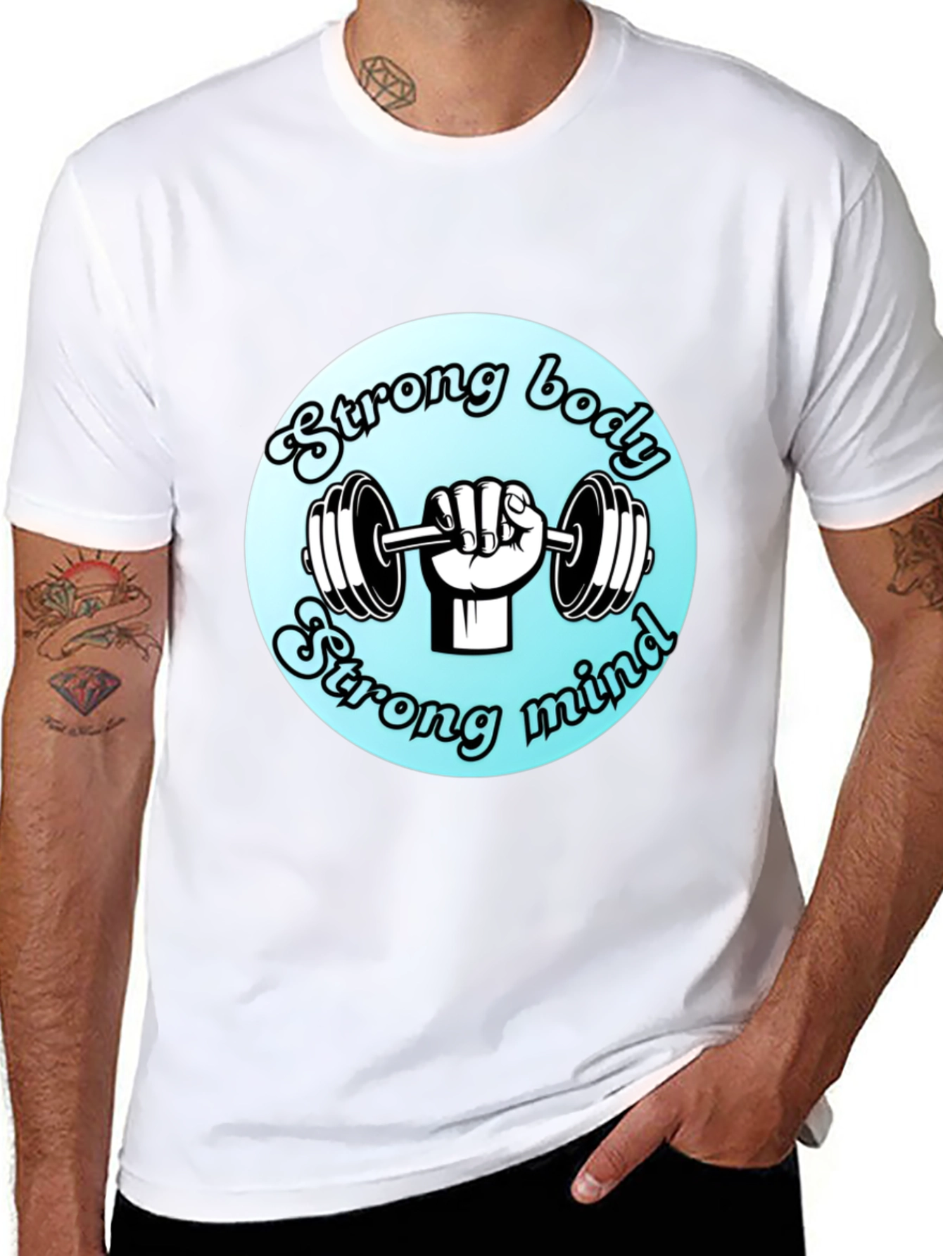 Strong Body Strong Mind Graphic Tee