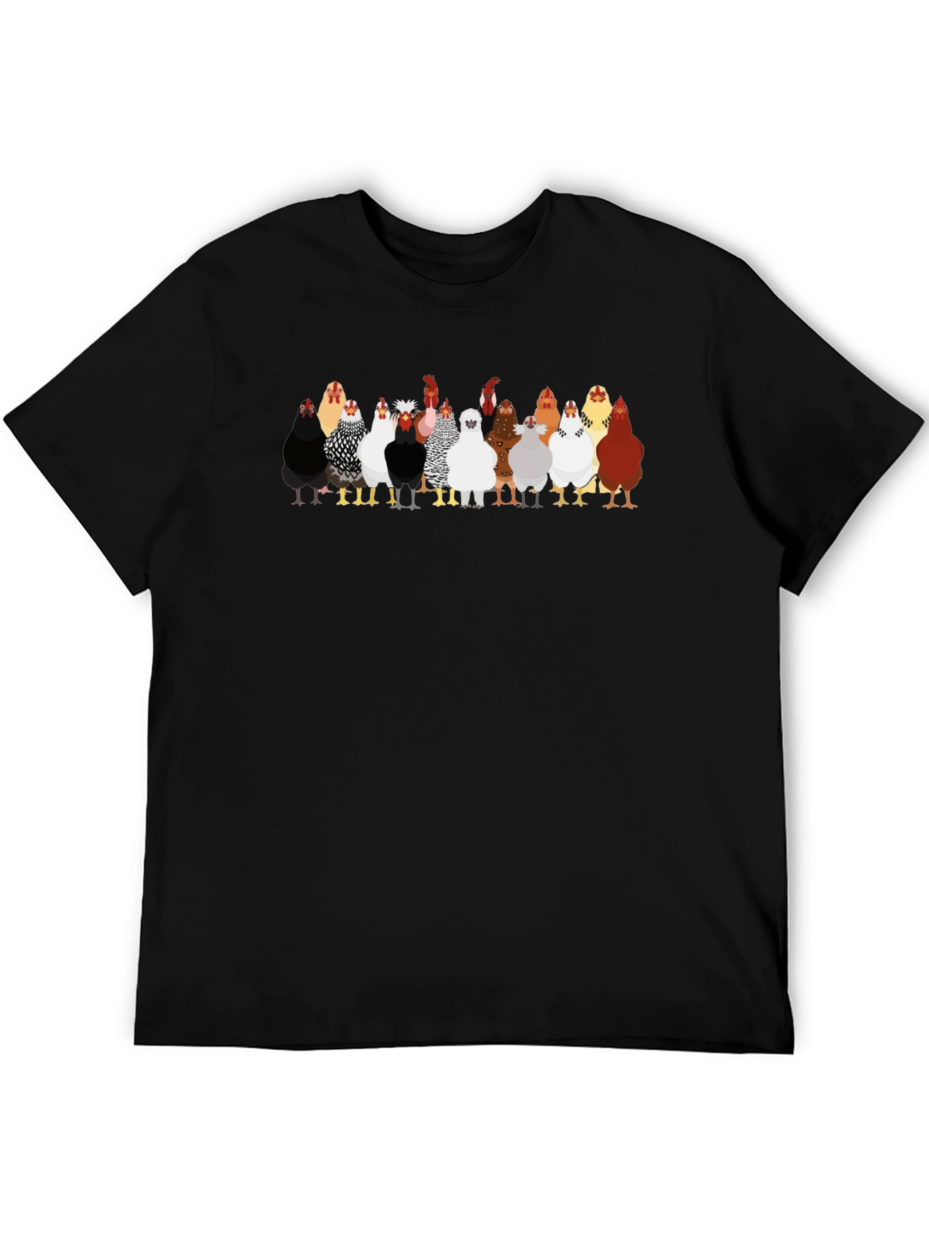 Chicken Lineup Graphic T-Shirt