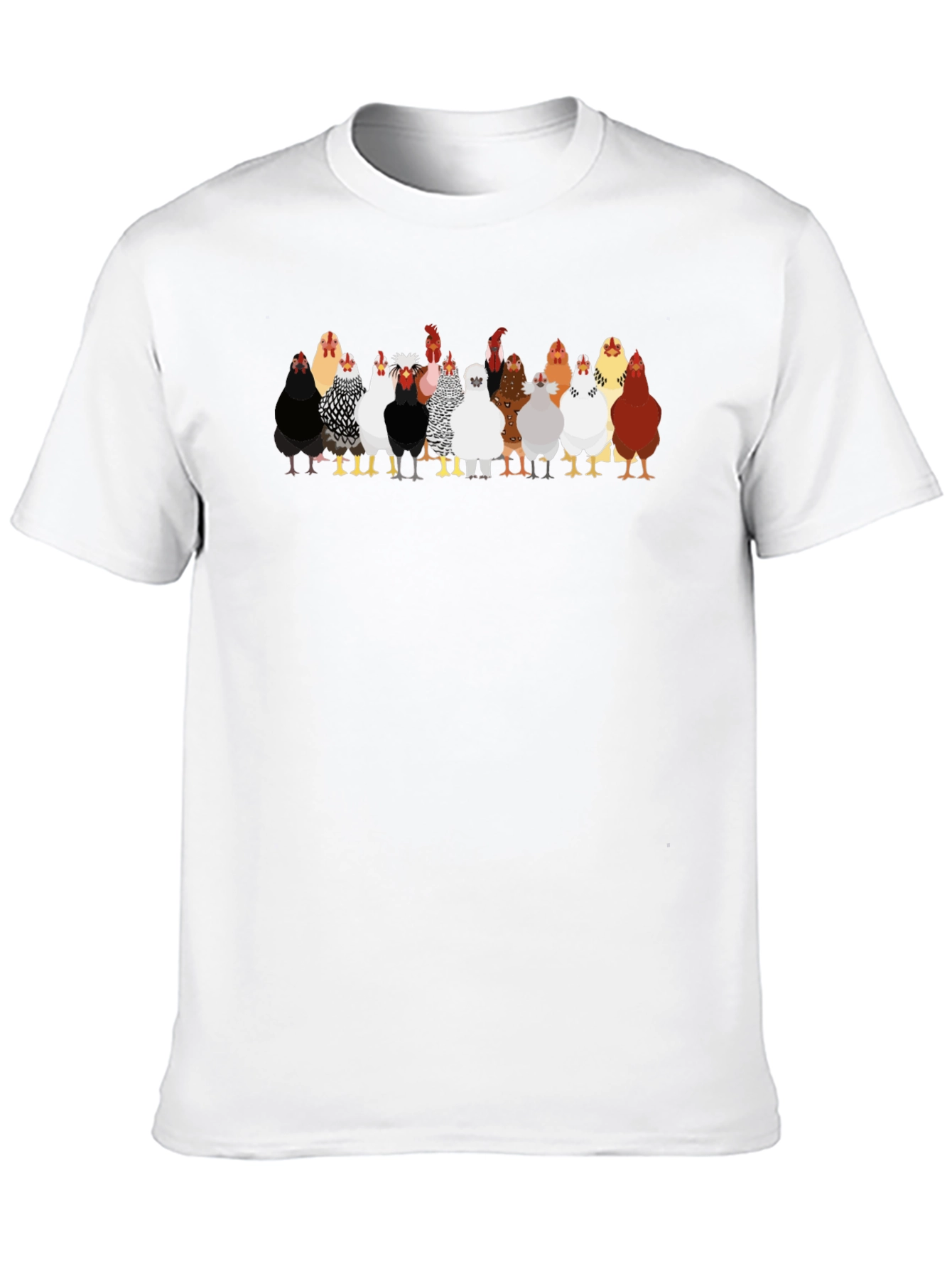 Chicken Lineup Graphic T-Shirt