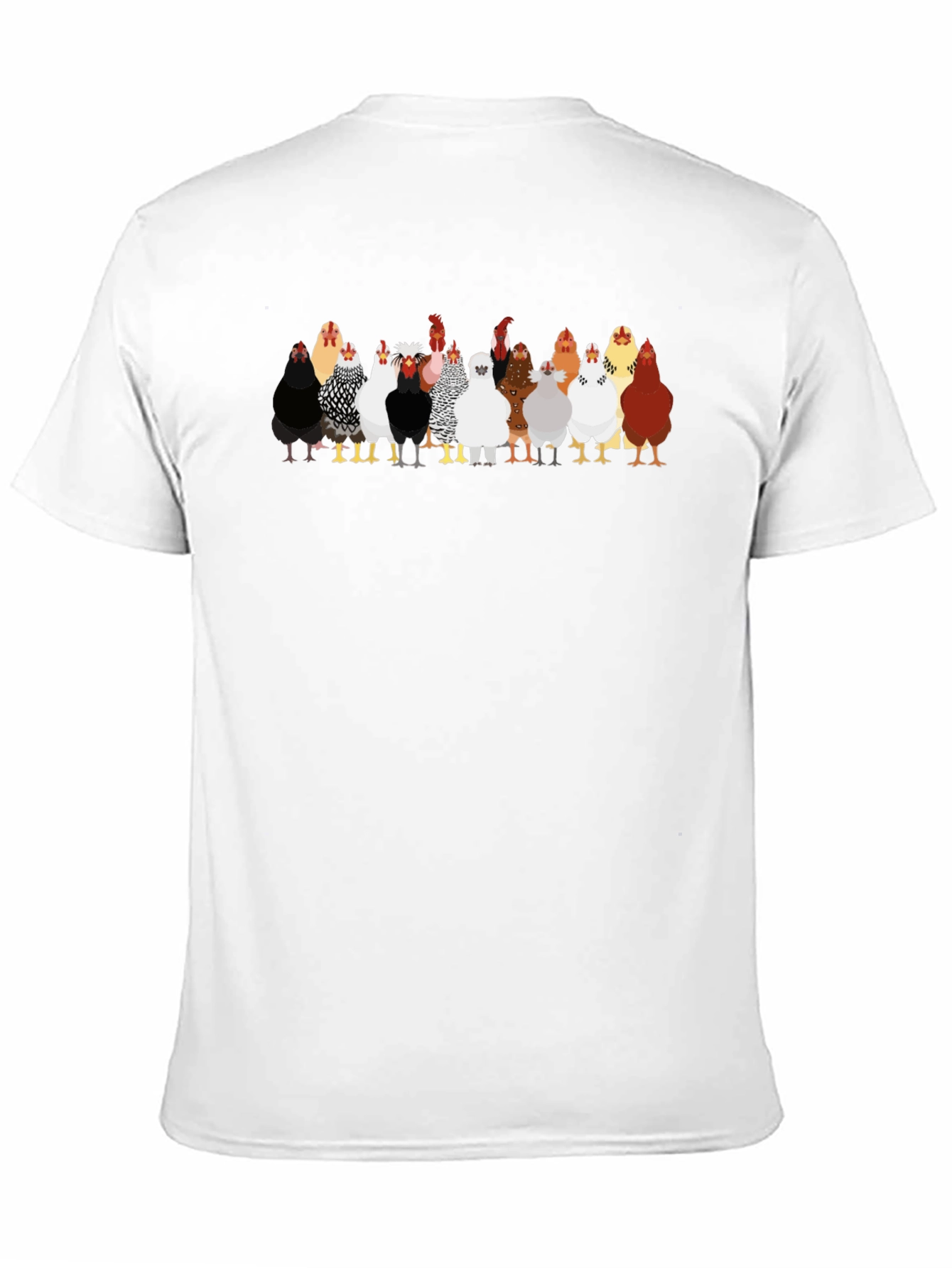 Chicken Lineup Graphic T-Shirt