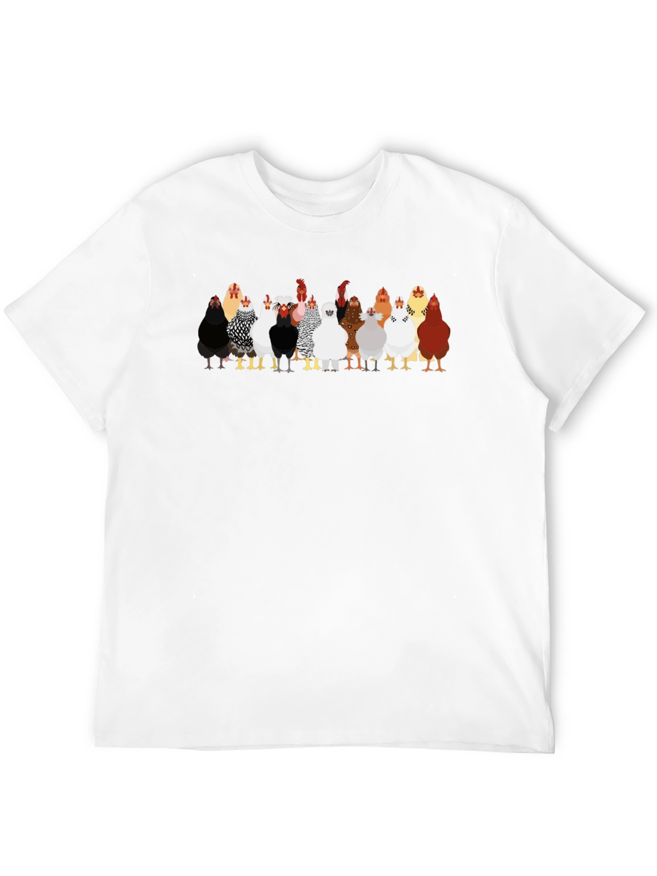 Chicken Lineup Graphic T-Shirt