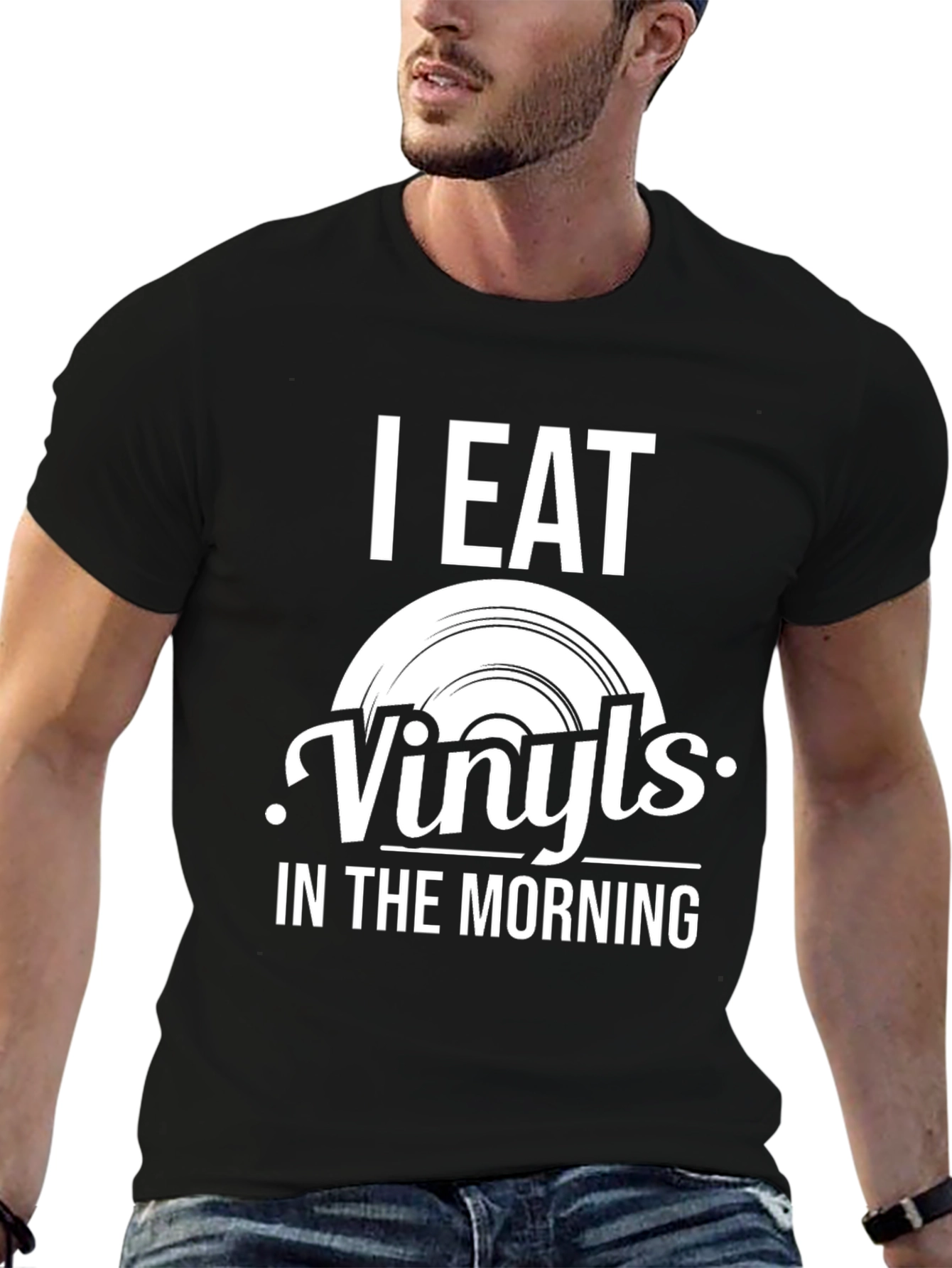 I Eat Vinyls T-Shirt - Music Lover Graphic Tee