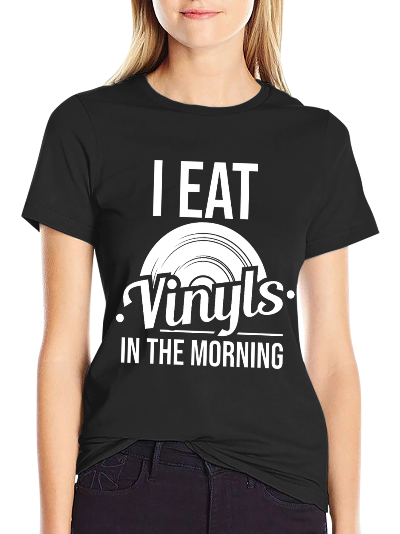 I Eat Vinyls T-Shirt - Music Lover Graphic Tee