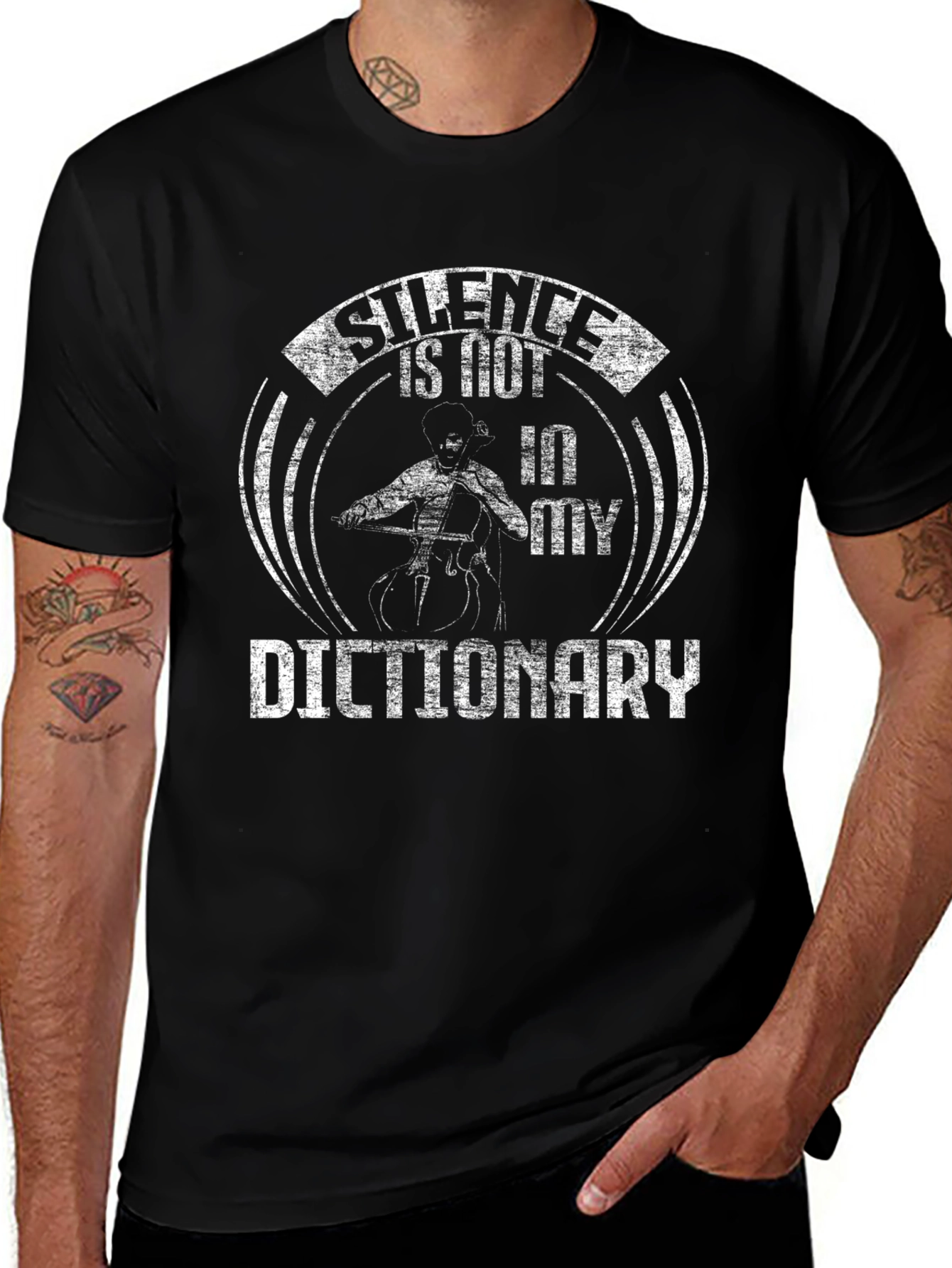 Silence Is Not in My Dictionary - Musician T-Shirt
