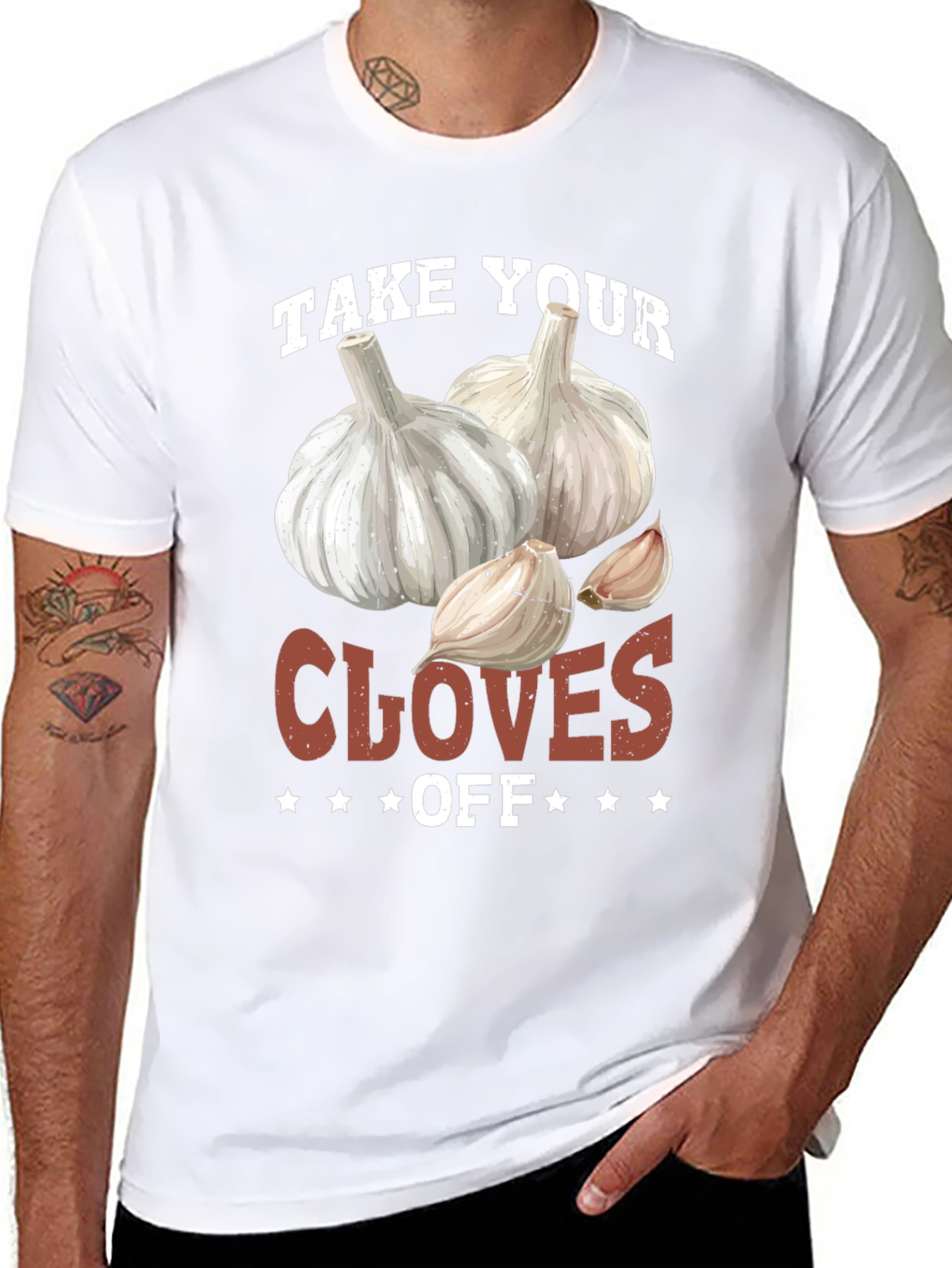 Funny Take Your Cloves Off Garlic T-Shirt