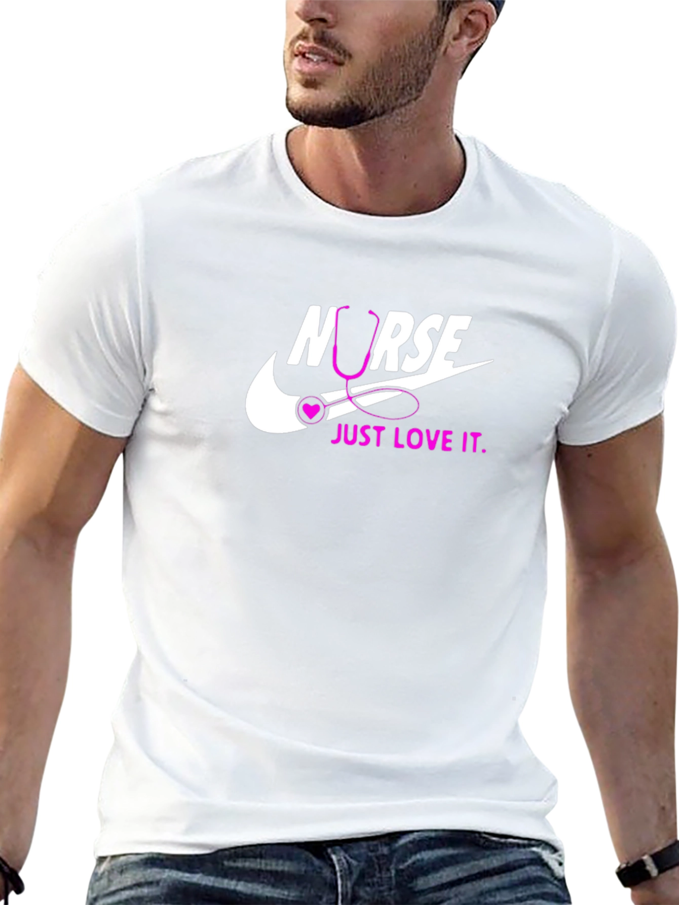 Nurse Just Love It T-Shirt - Black