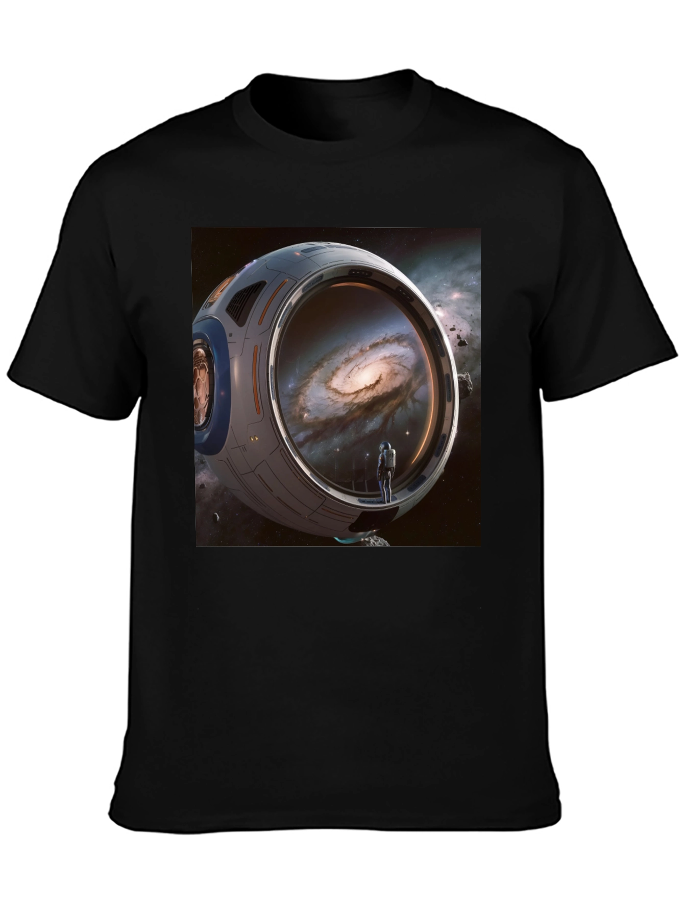 Space Exploration T-Shirt - Galaxy Design