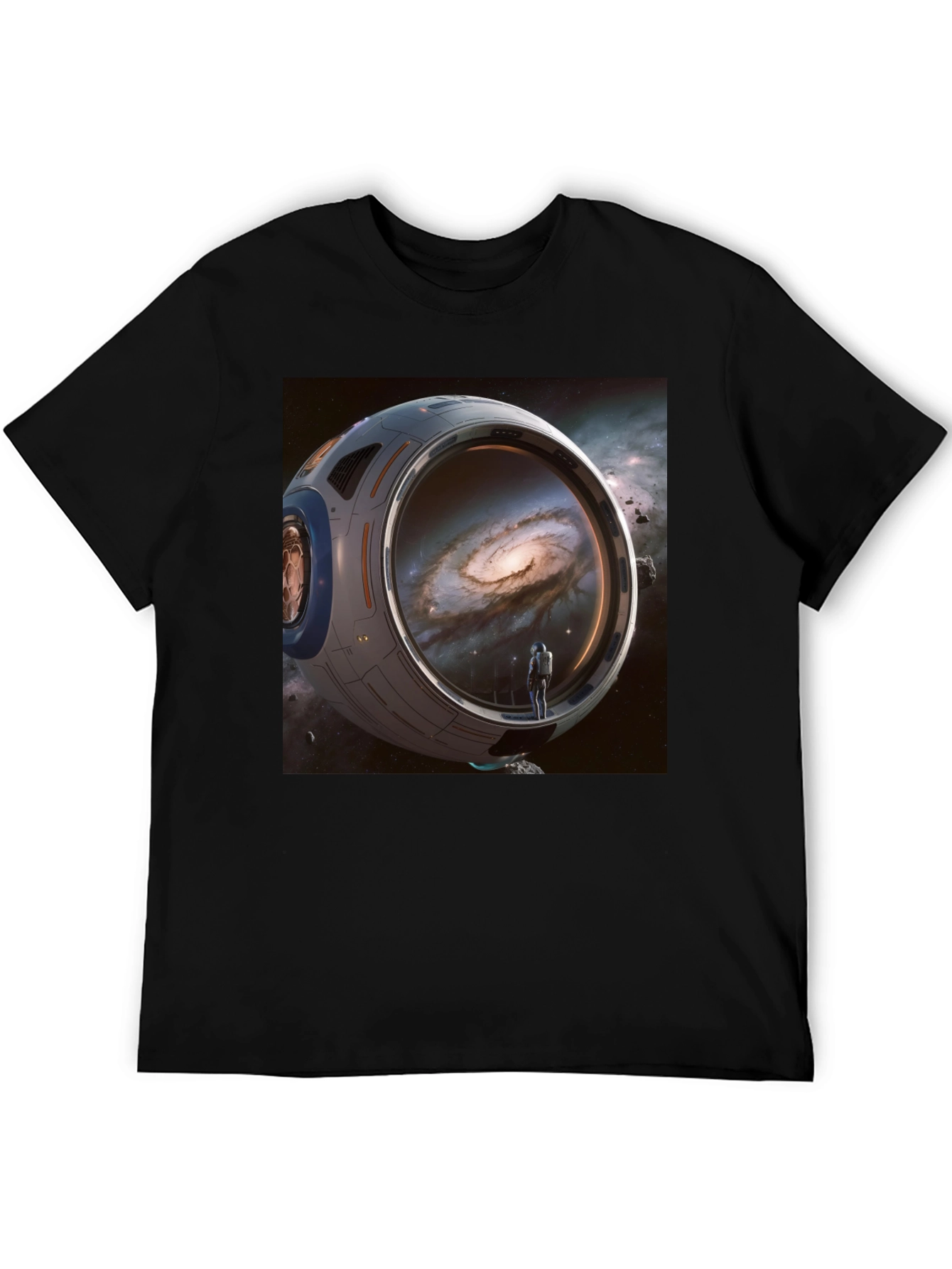 Space Exploration T-Shirt - Galaxy Design