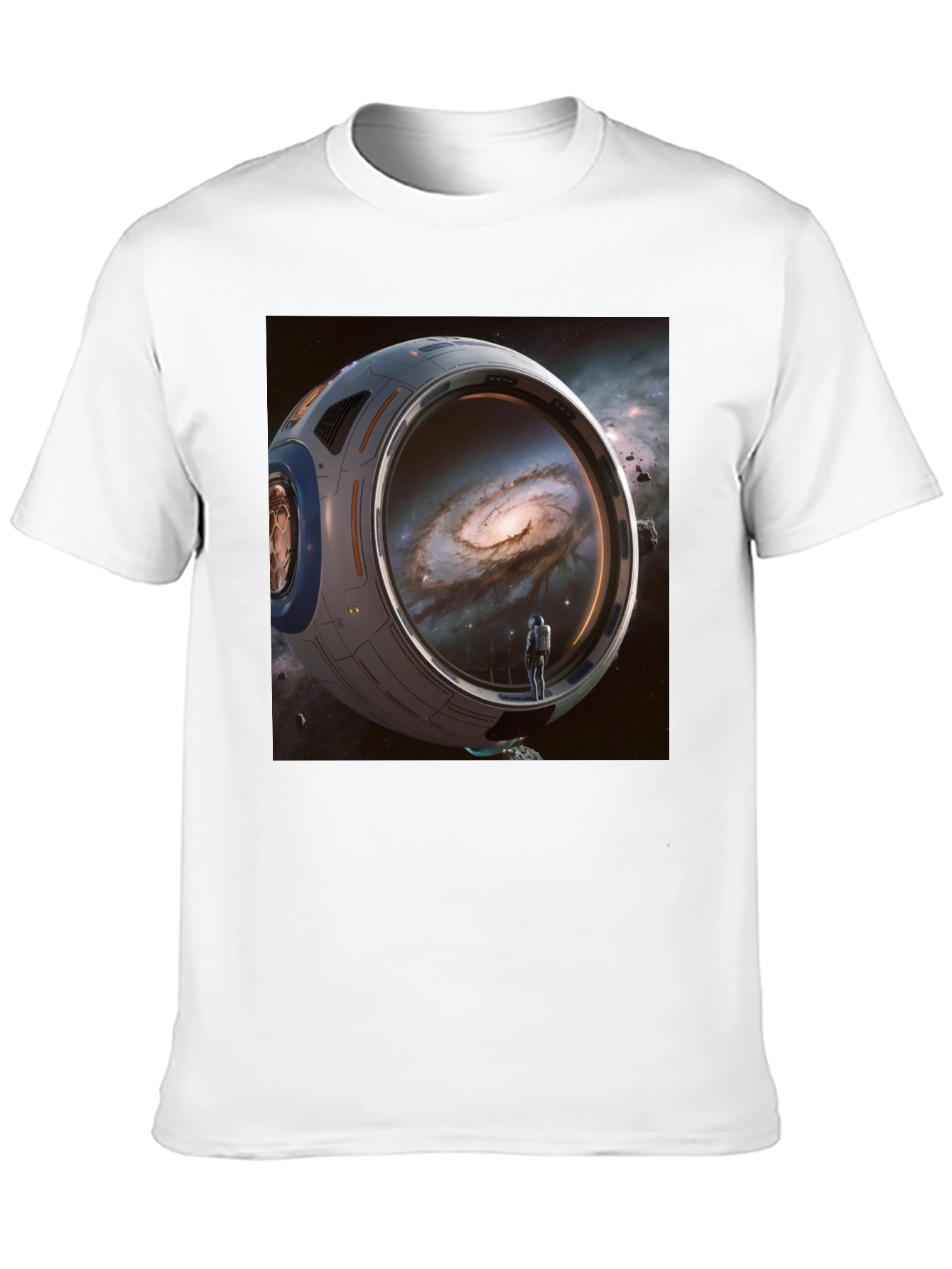 Space Exploration T-Shirt - Galaxy Design
