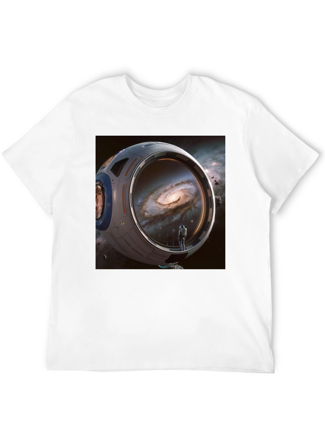 Space Exploration T-Shirt - Galaxy Design