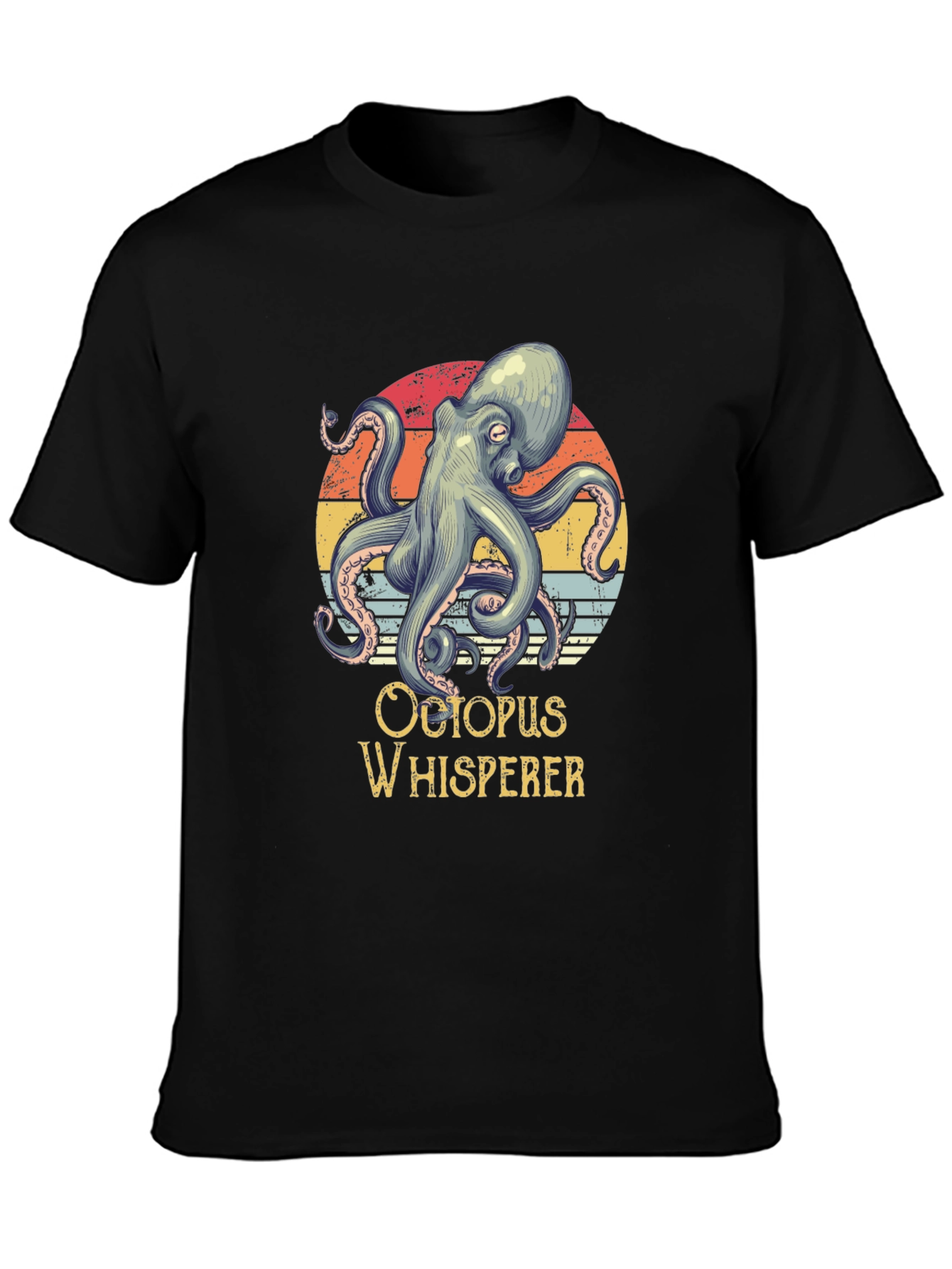 Octopus Whisperer Graphic Tee - Retro Design