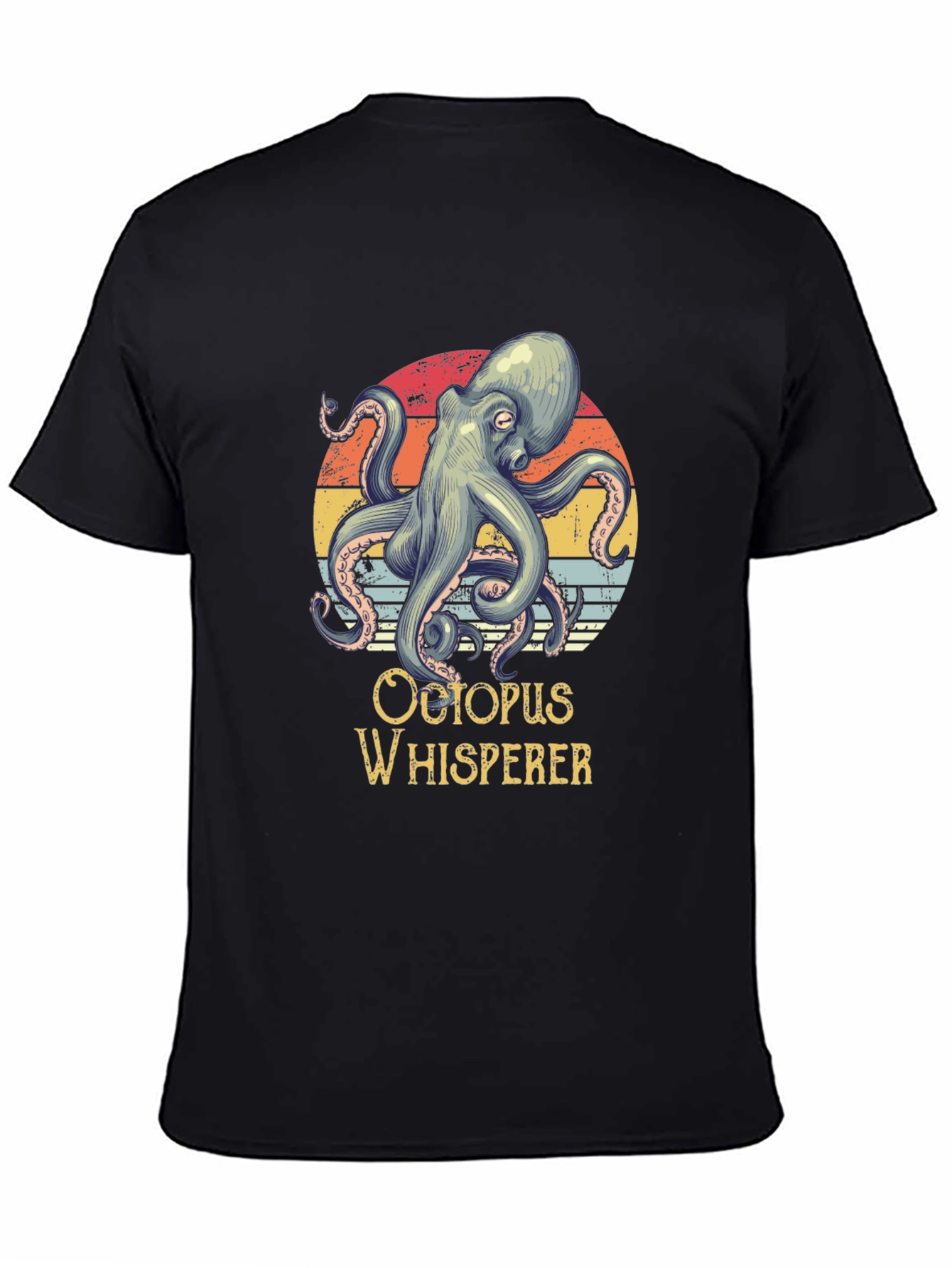 Octopus Whisperer Graphic Tee - Retro Design