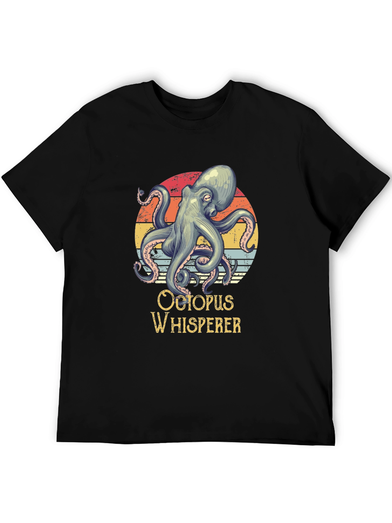 Octopus Whisperer Graphic Tee - Retro Design
