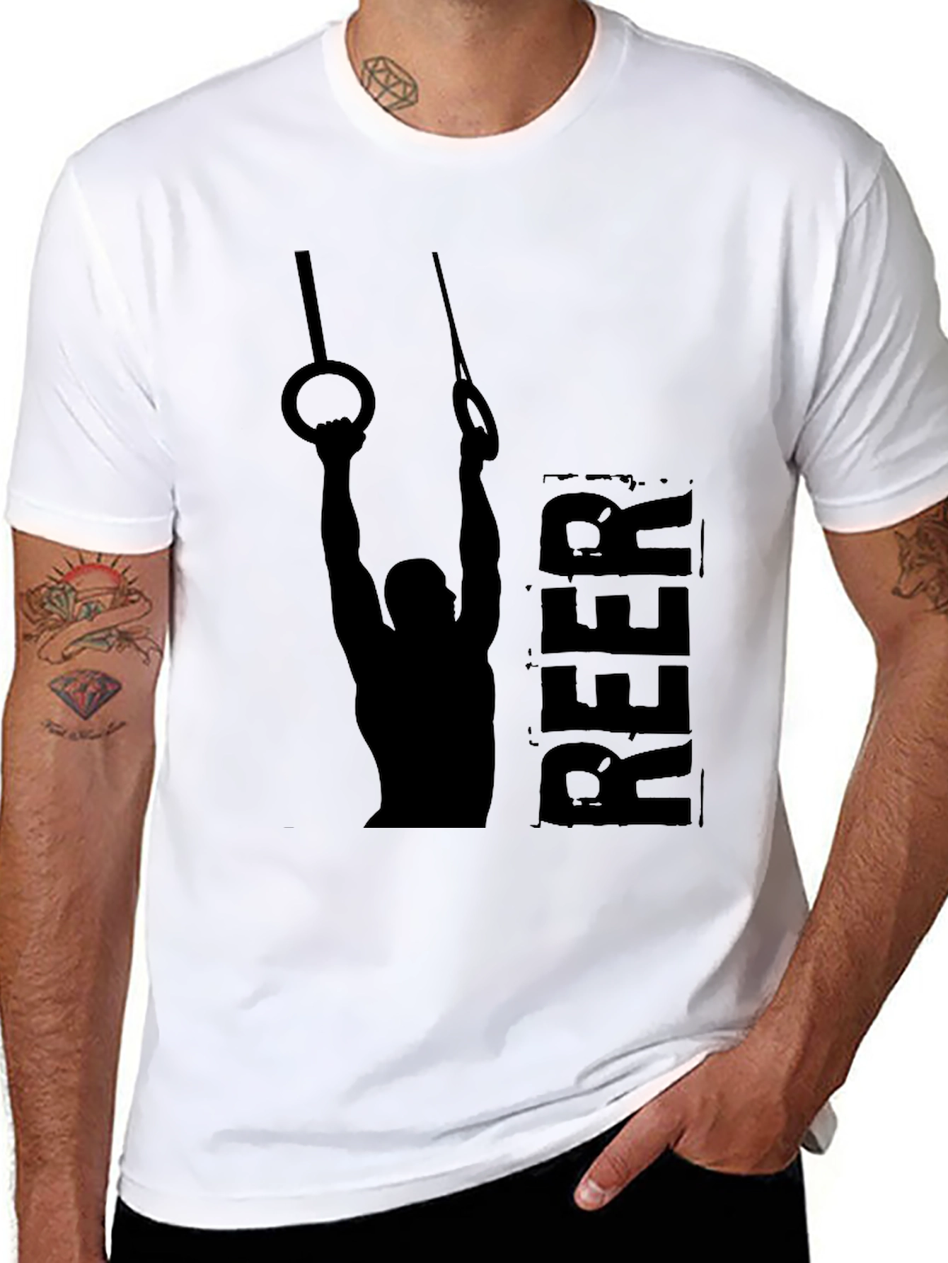 Gymnast Rings T-Shirt - Black