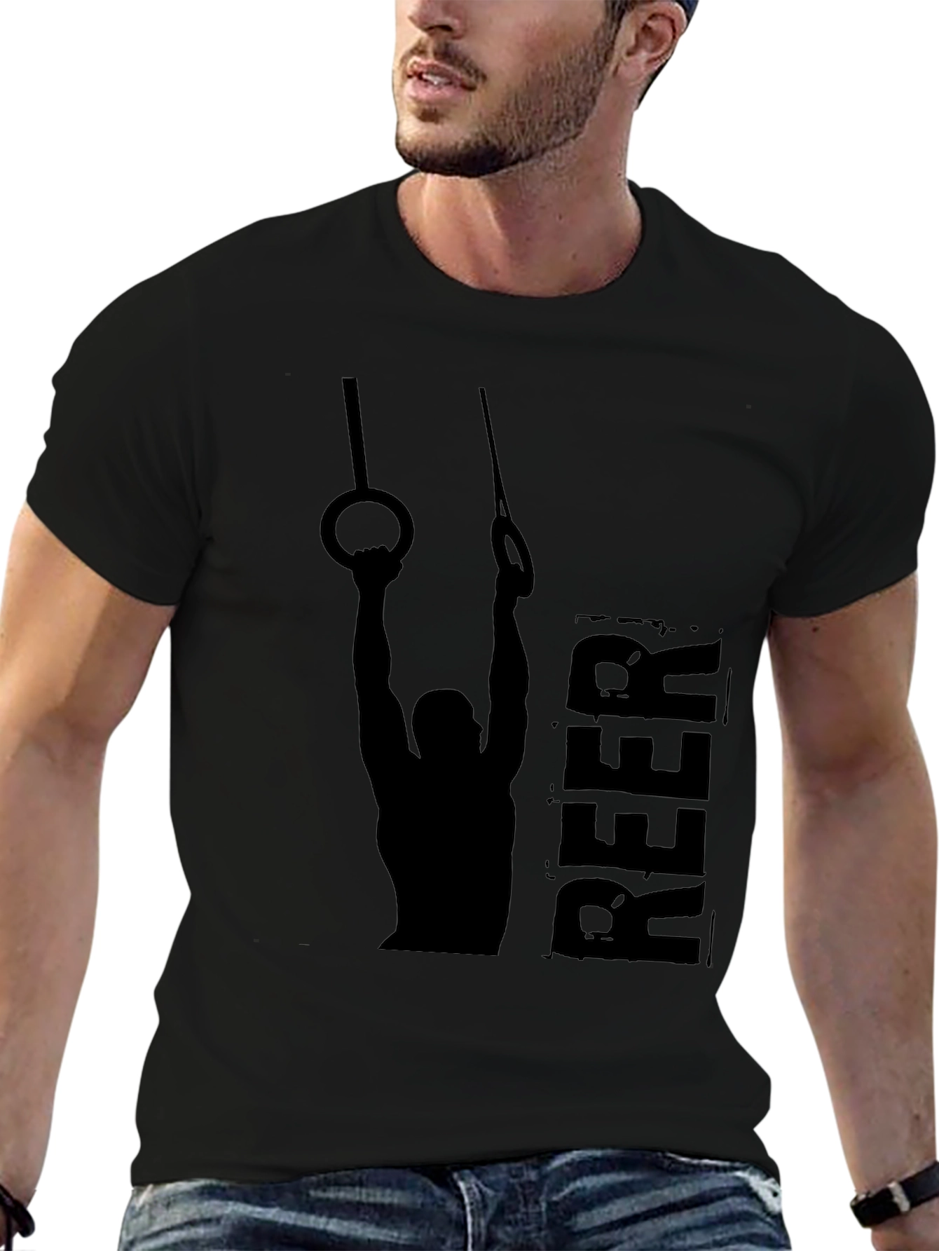 Gymnast Rings T-Shirt - Black