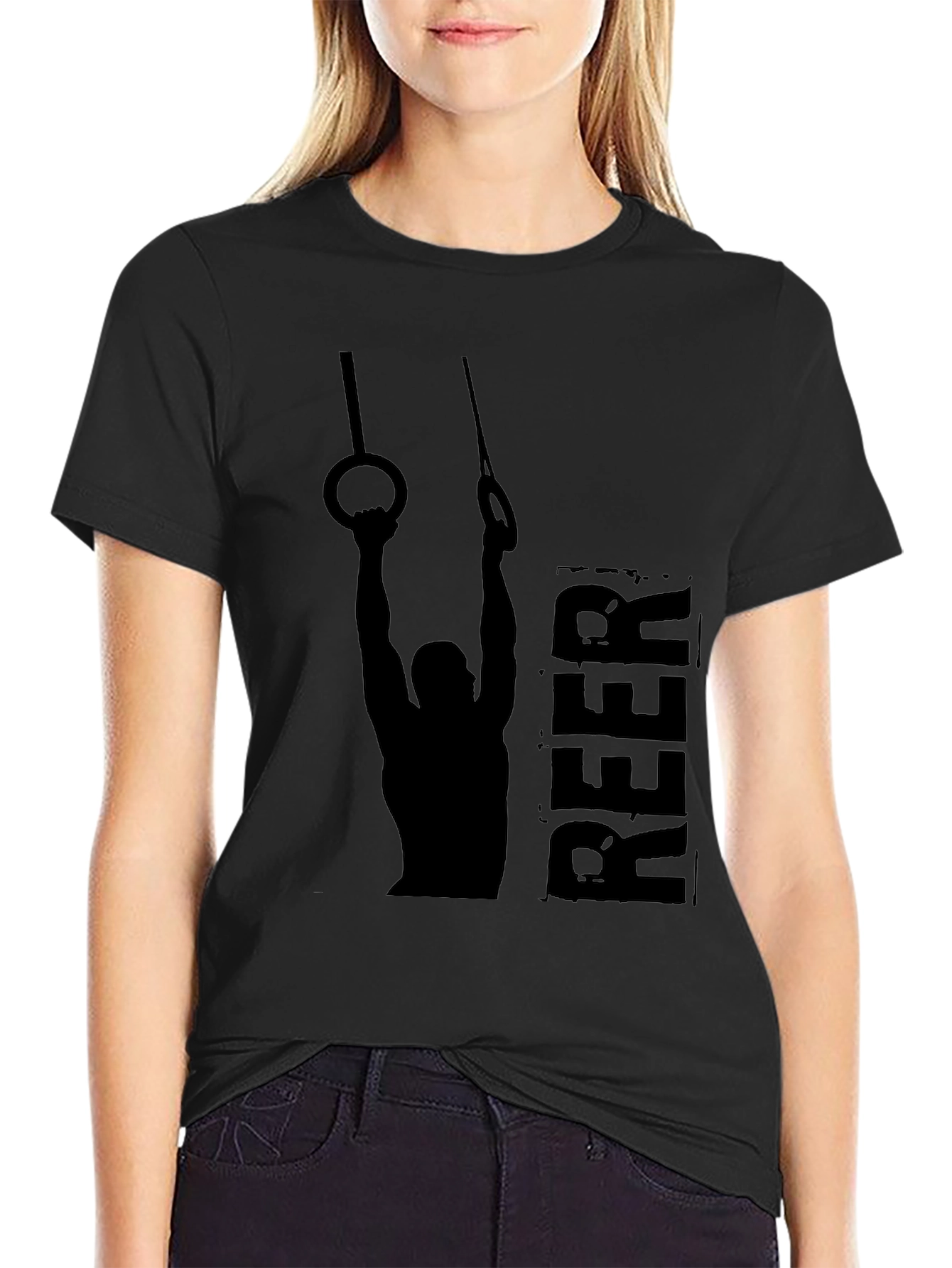 Gymnast Rings T-Shirt - Black