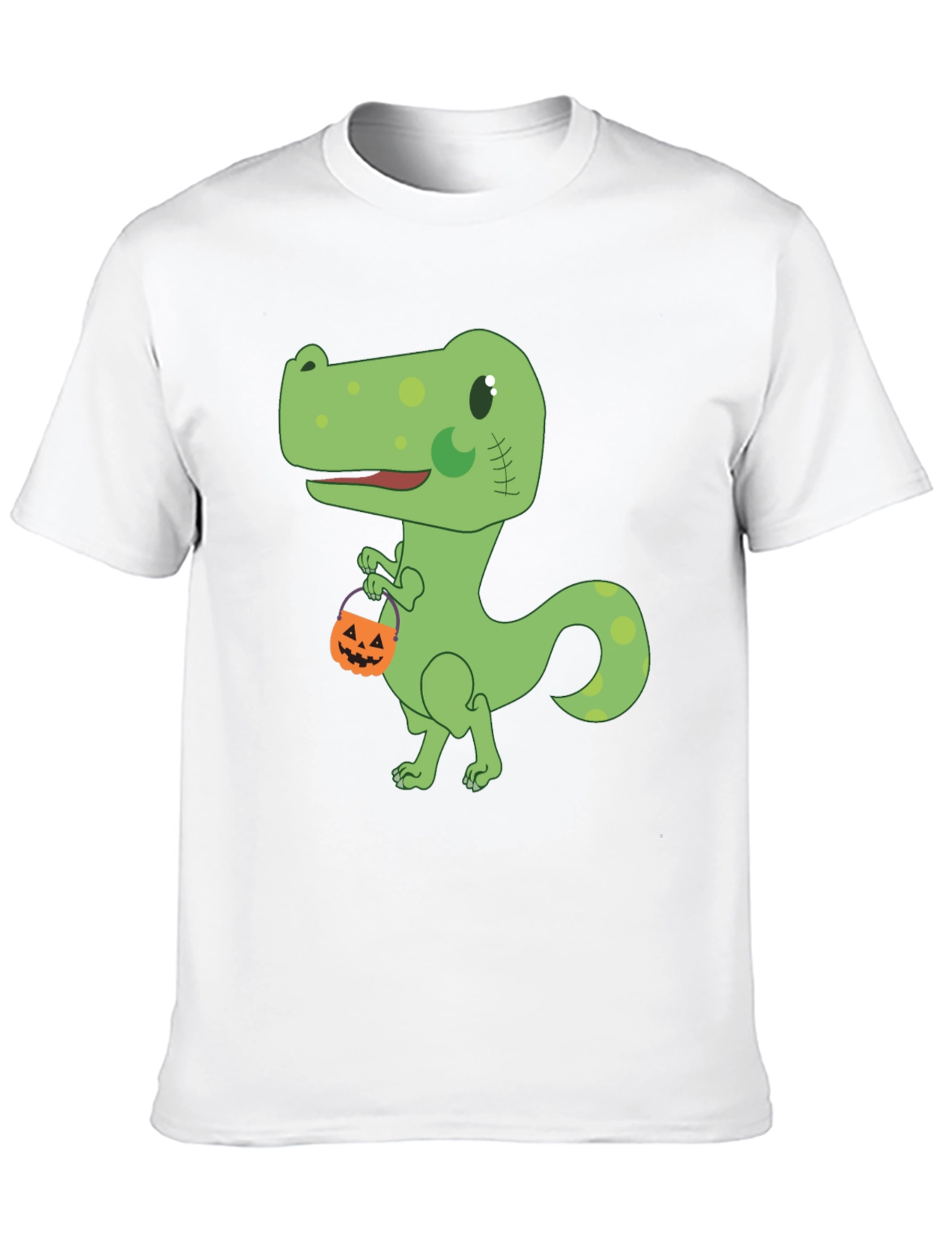 Halloween Dinosaur T-Shirt - Spooky Cute Design