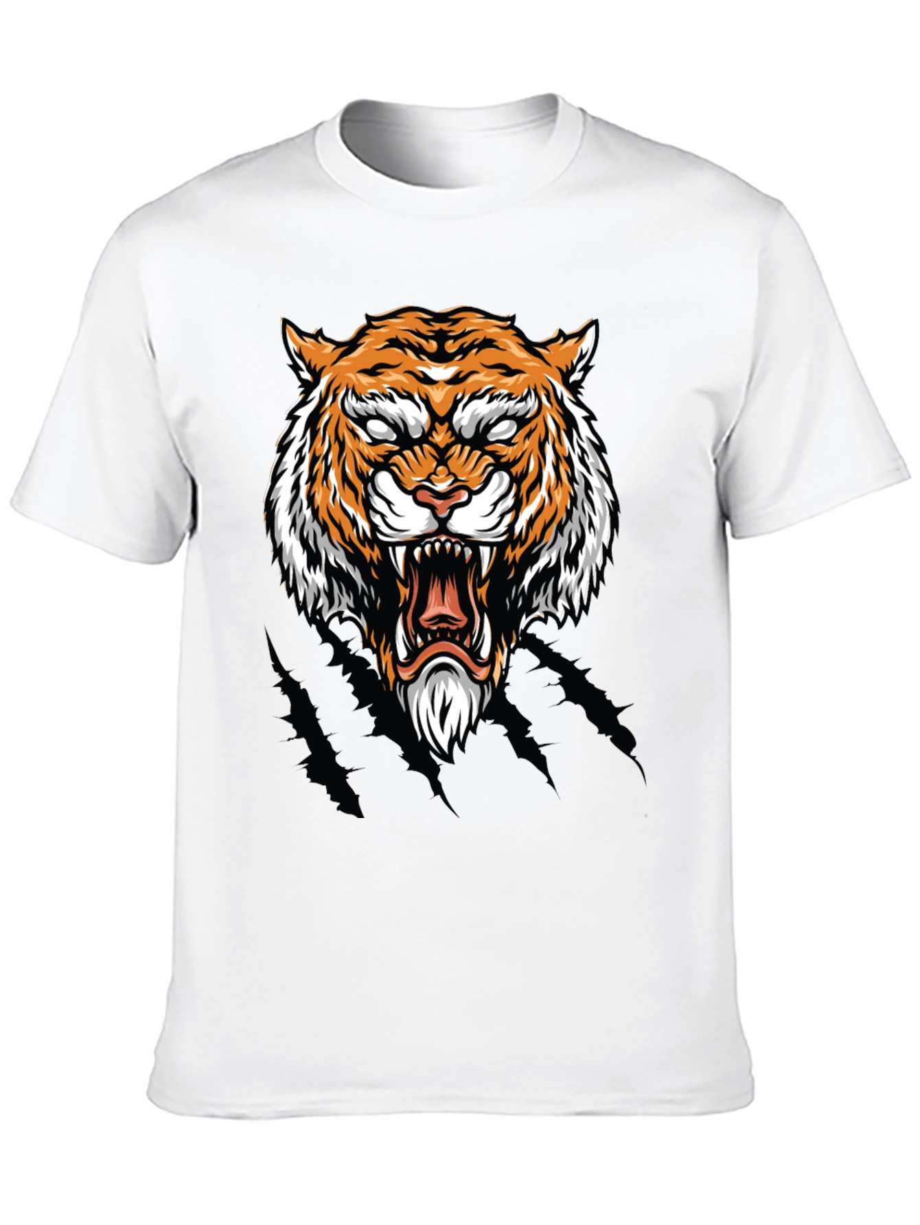 Roaring Tiger Graphic Tee - Cool Animal Design