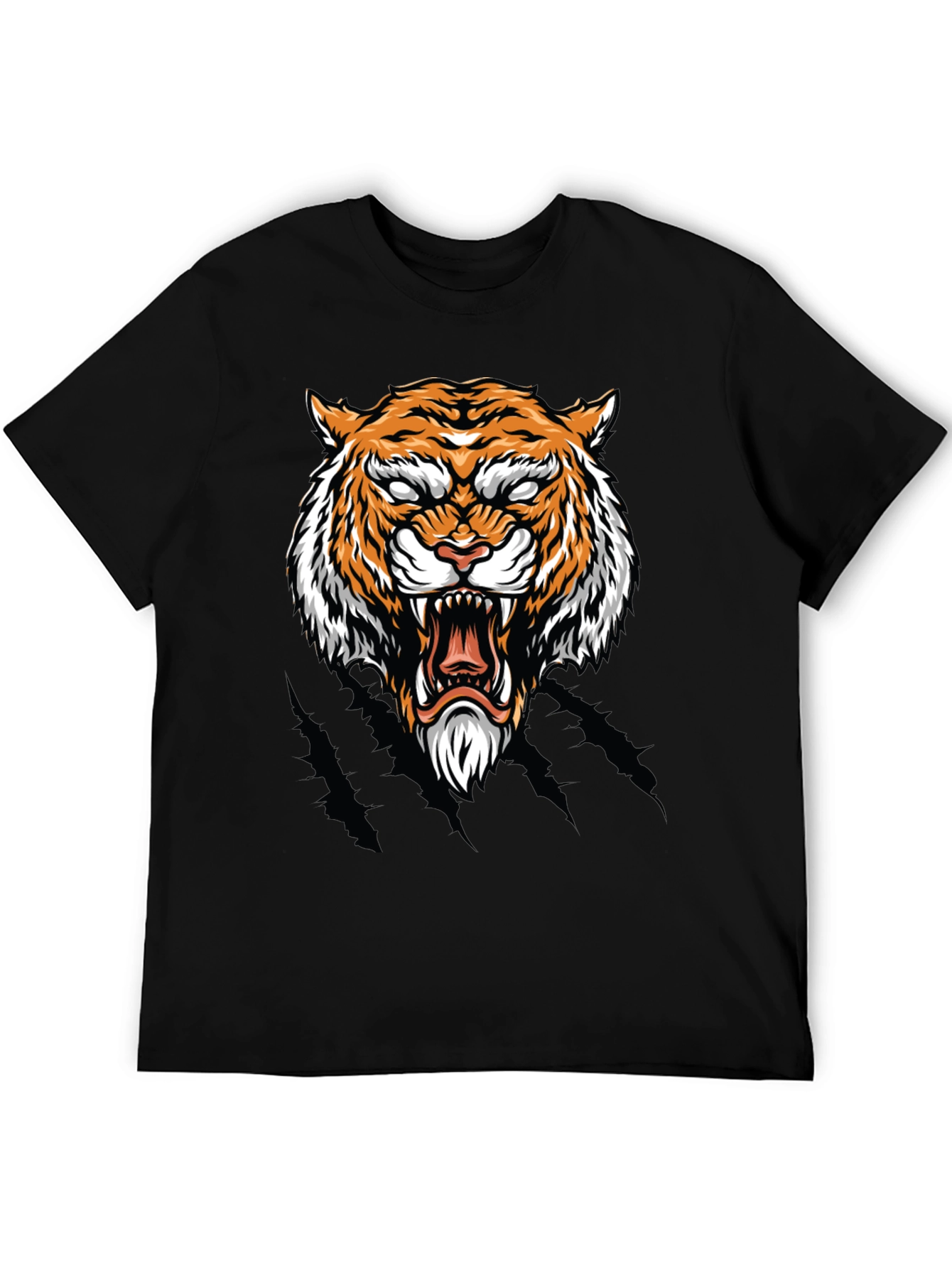 Roaring Tiger Graphic Tee - Cool Animal Design