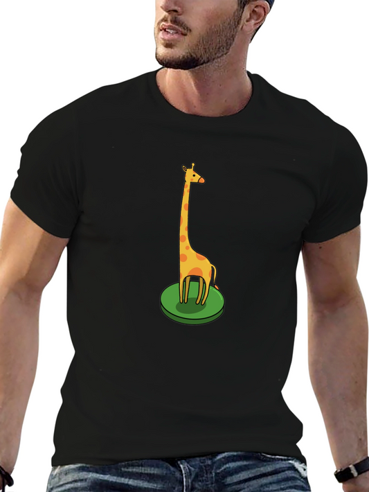 Giraffe Graphic Tee - Fun Animal Print Shirt