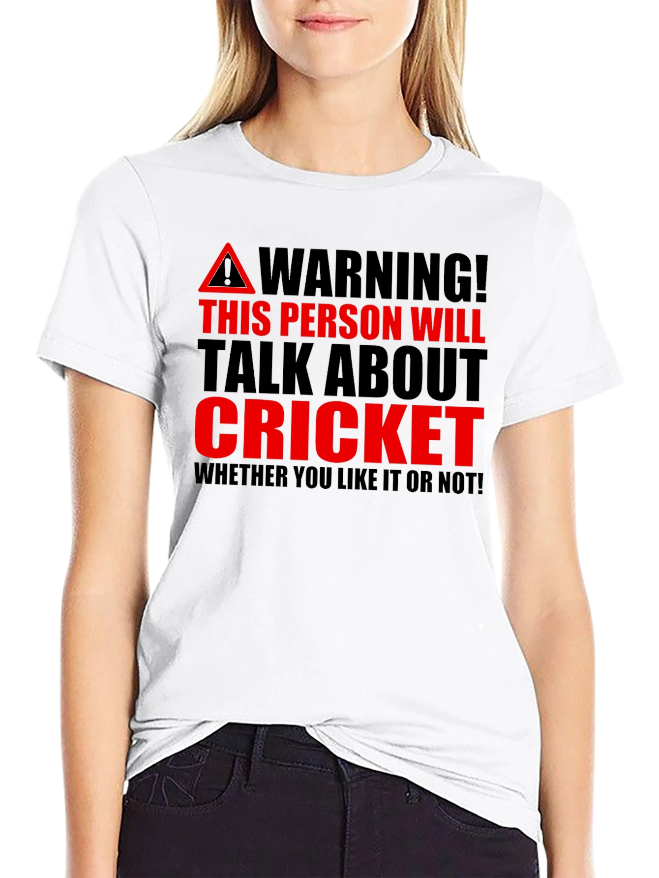 Cricket Fan Warning T-Shirt - Talk About Cricket