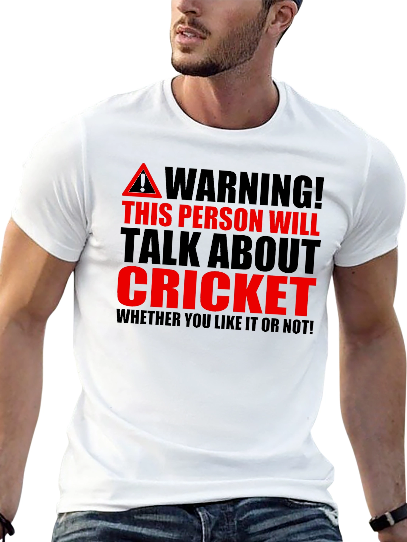 Cricket Fan Warning T-Shirt - Talk About Cricket
