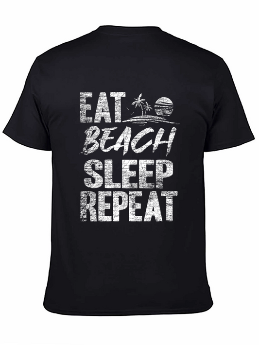 Eat Beach Sleep Repeat Graphic Tee