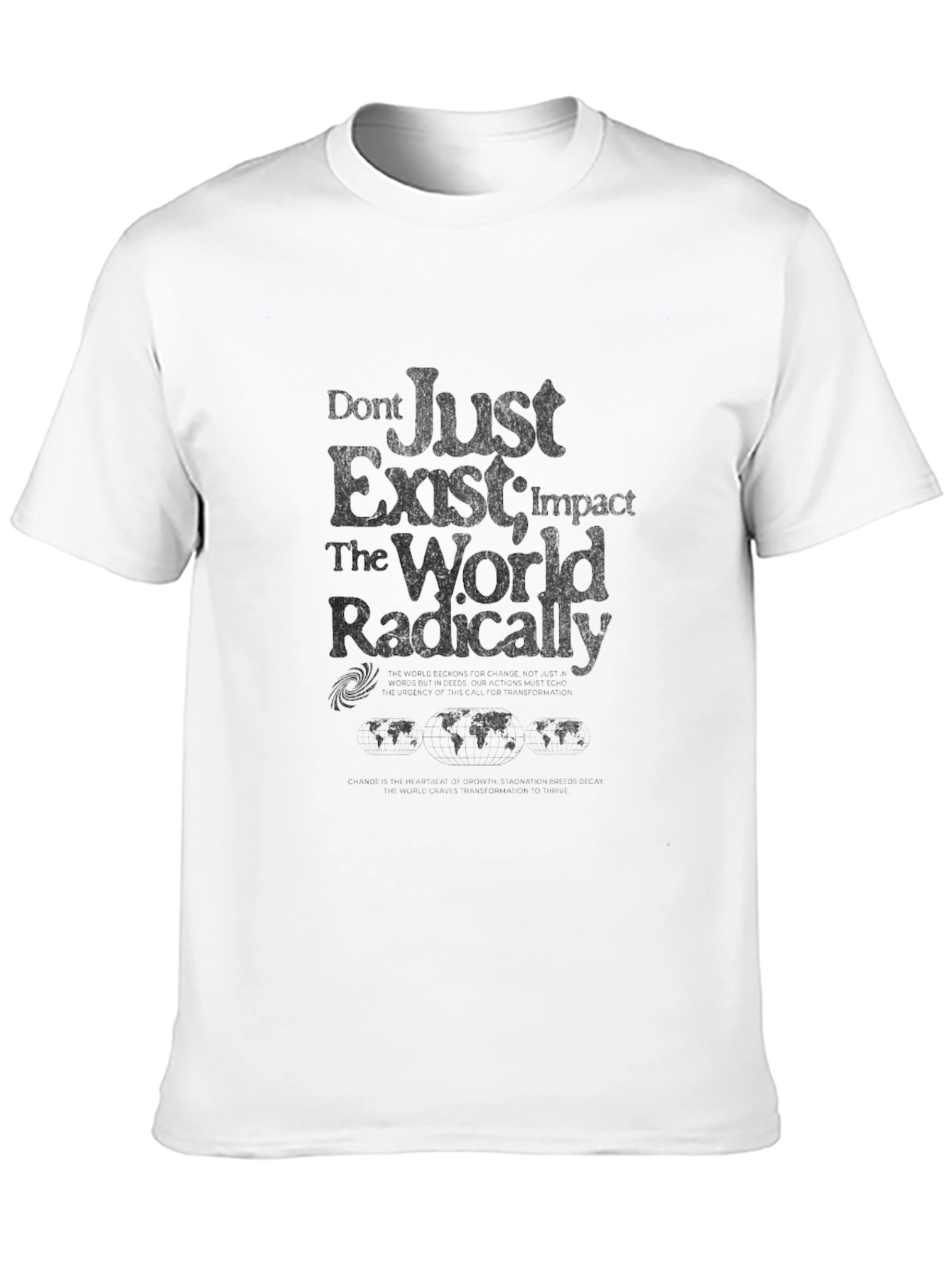 Inspirational Graphic T-Shirt - Impact the World