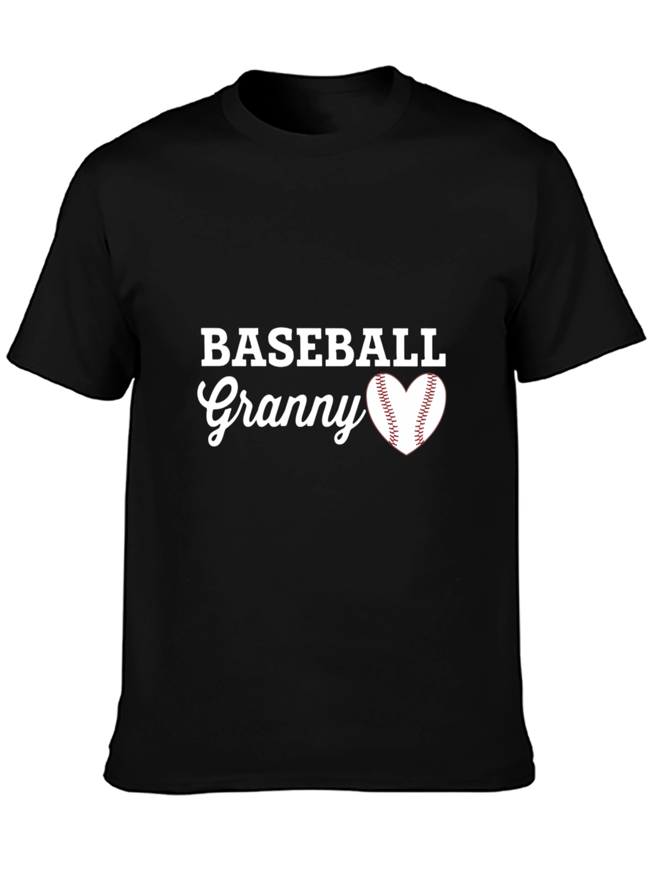 Baseball Granny T-Shirt - Baseball Heart