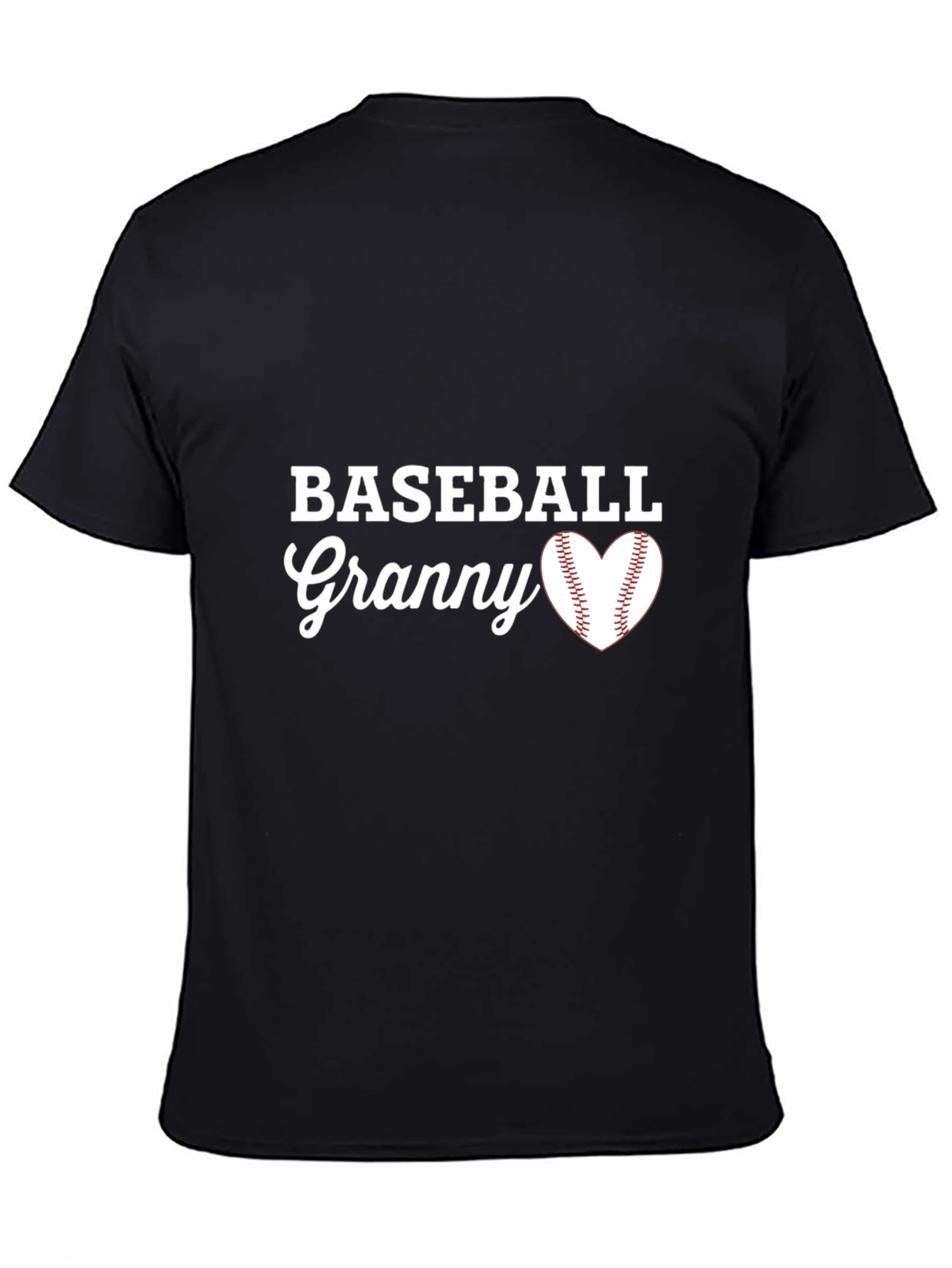 Baseball Granny T-Shirt - Baseball Heart