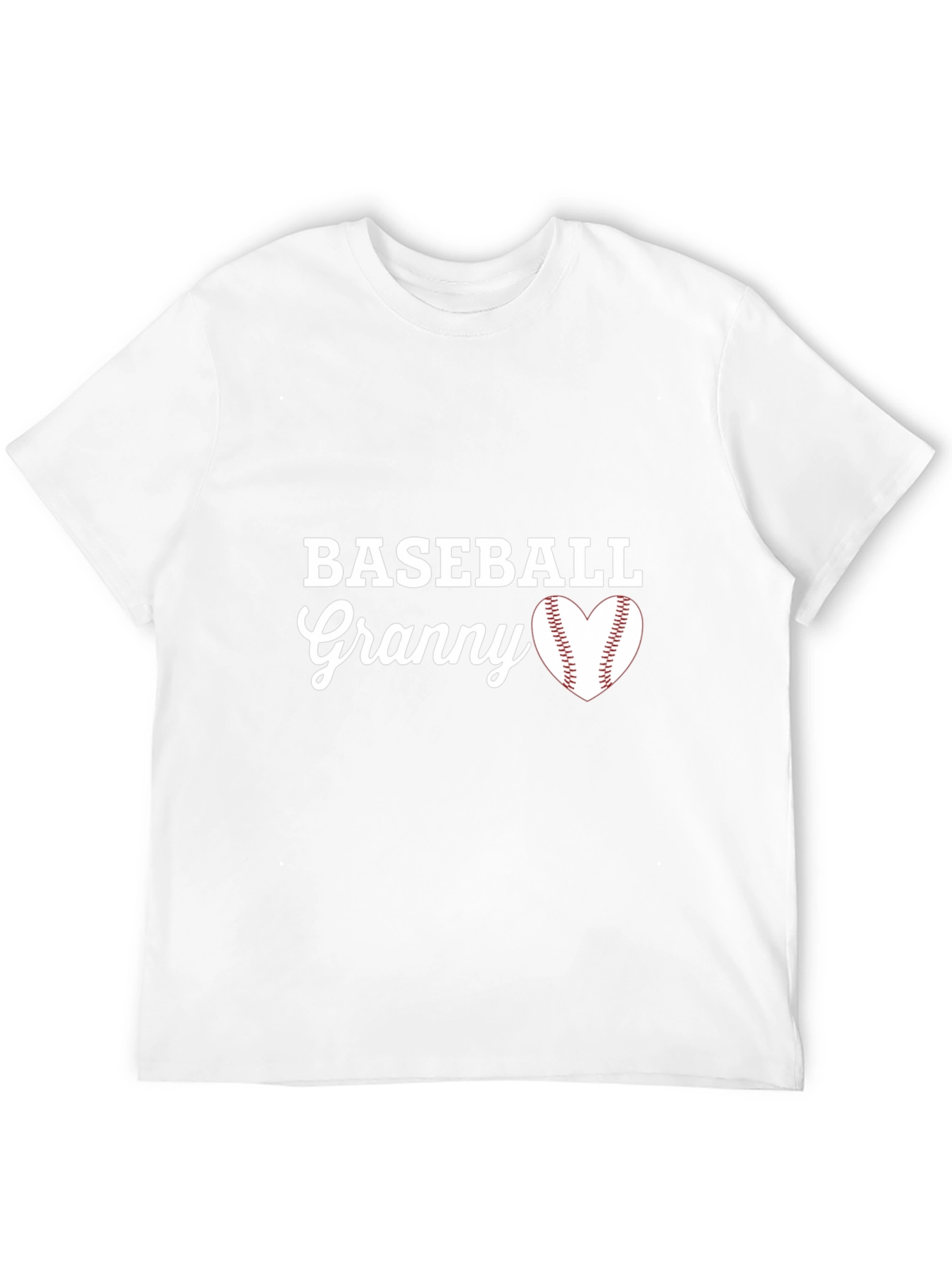 Baseball Granny T-Shirt - Baseball Heart
