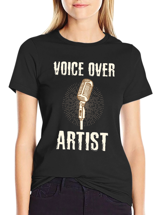 Voice Over Artist T-Shirt Microphone Design