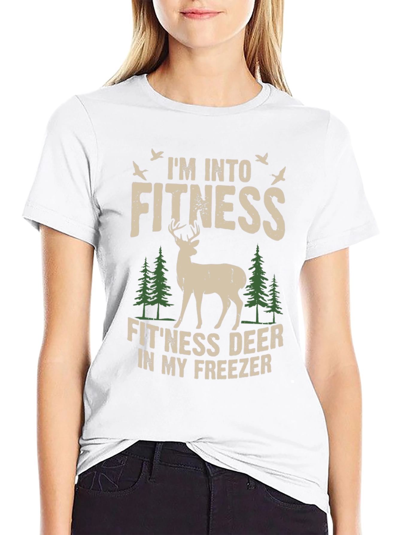 Im Into Fitness Fitness Deer T-Shirt