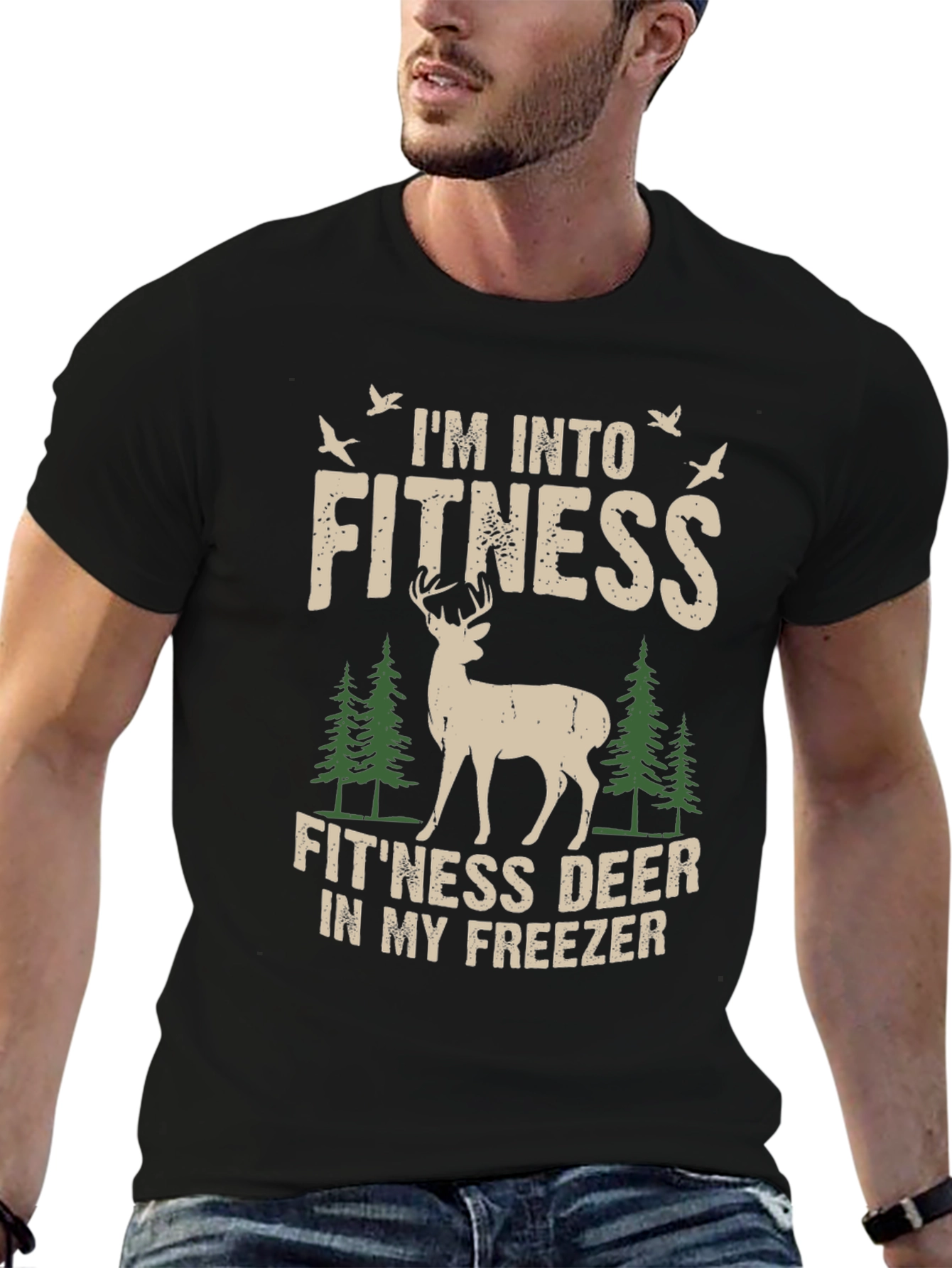 Im Into Fitness Fitness Deer T-Shirt