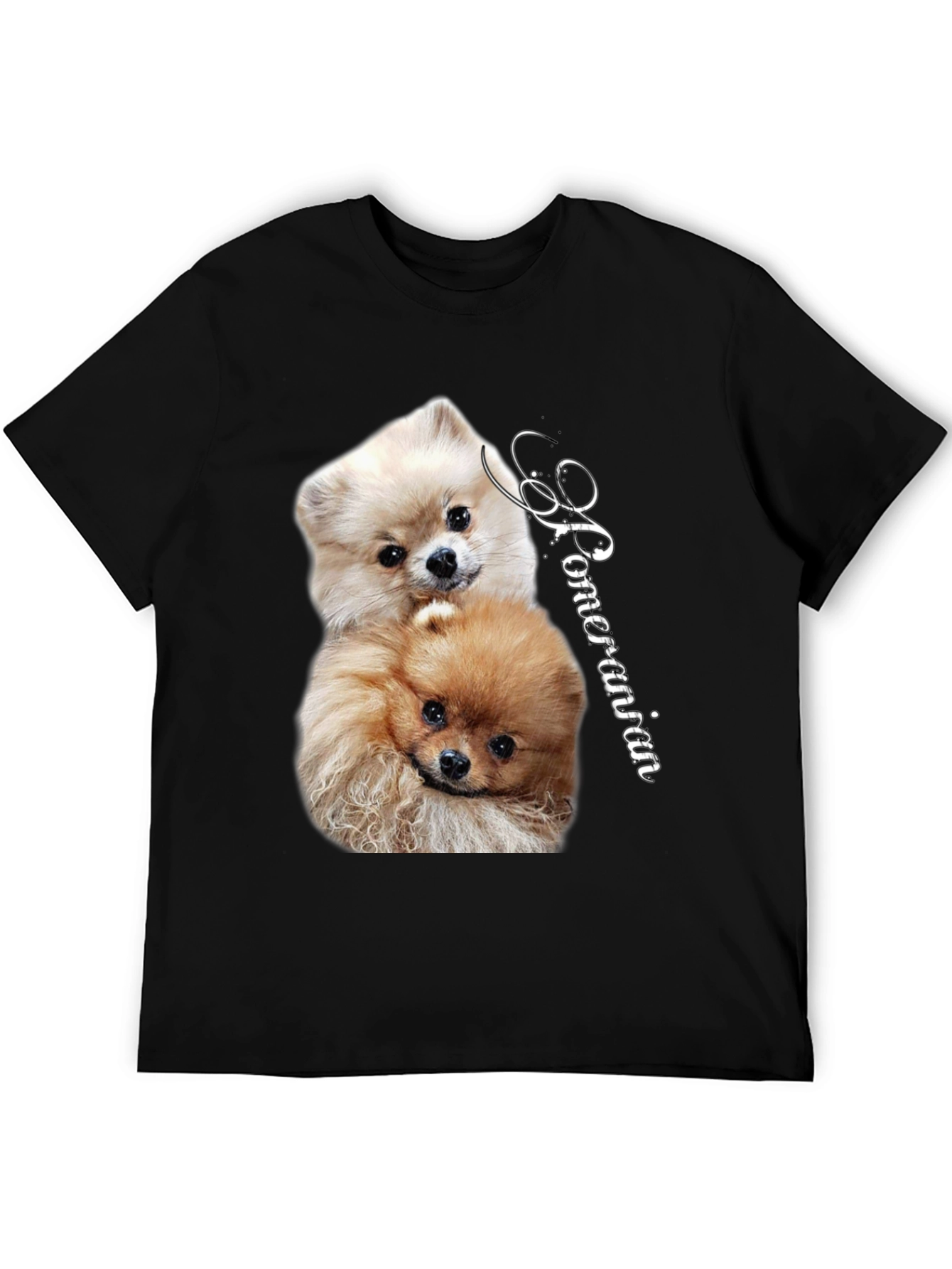 Pomeranian Dog Graphic Tee - Unisex Cotton T-Shirt
