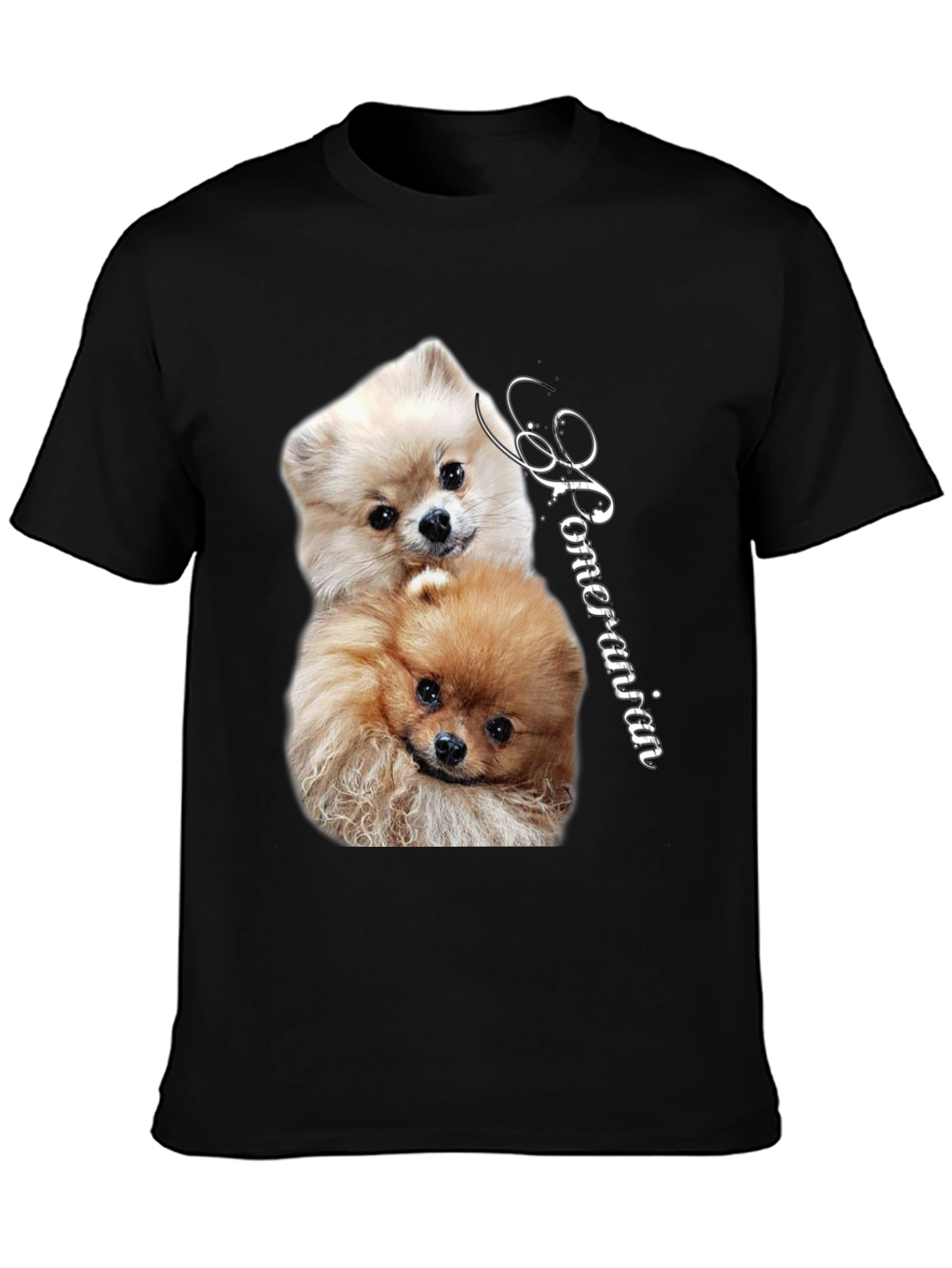 Pomeranian Dog Graphic Tee - Unisex Cotton T-Shirt