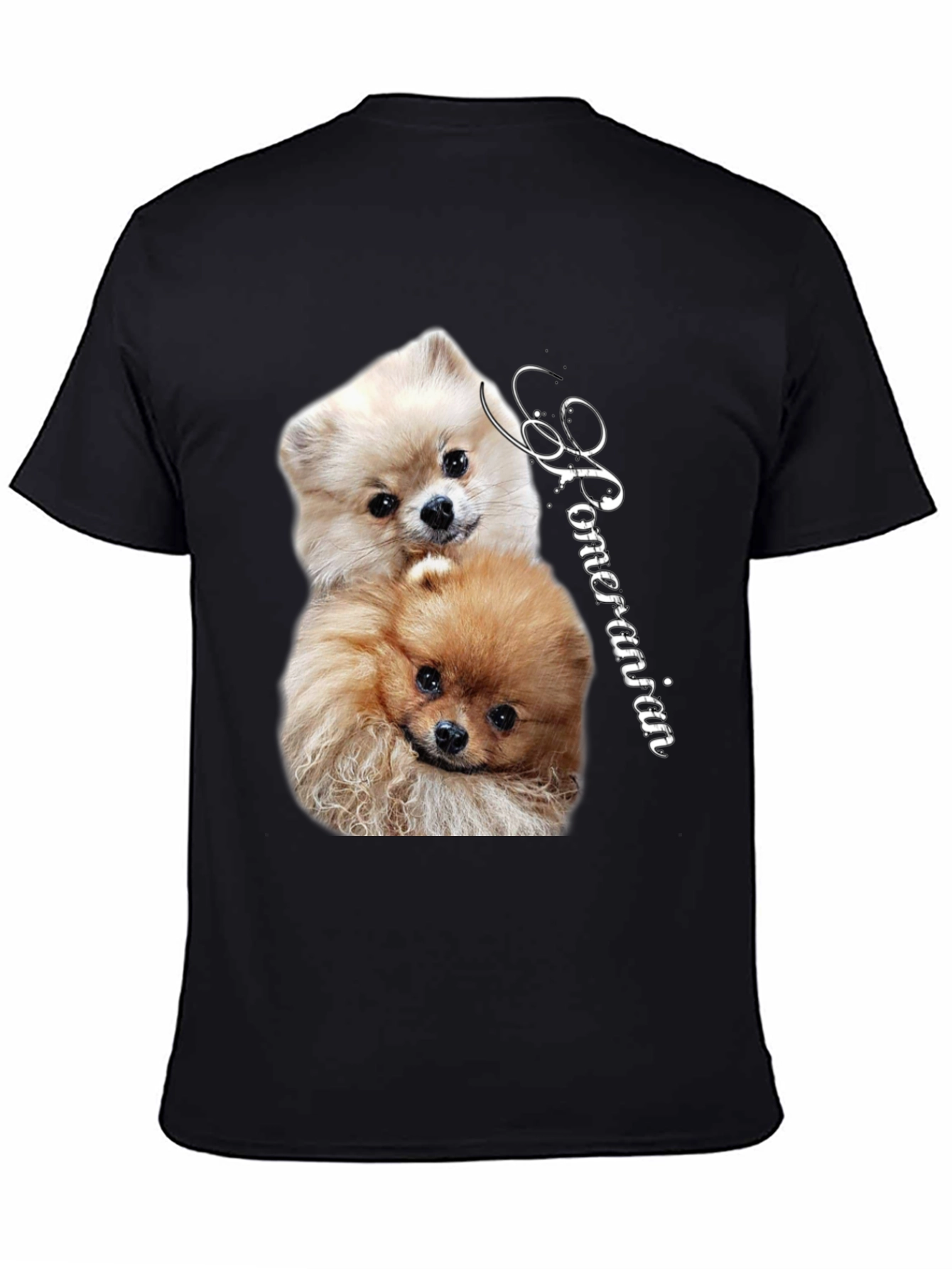 Pomeranian Dog Graphic Tee - Unisex Cotton T-Shirt