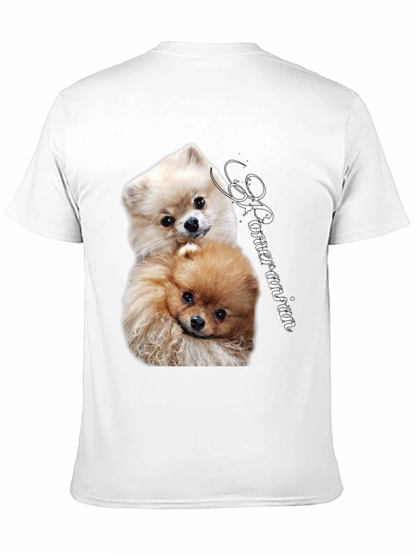 Pomeranian Dog Graphic Tee - Unisex Cotton T-Shirt
