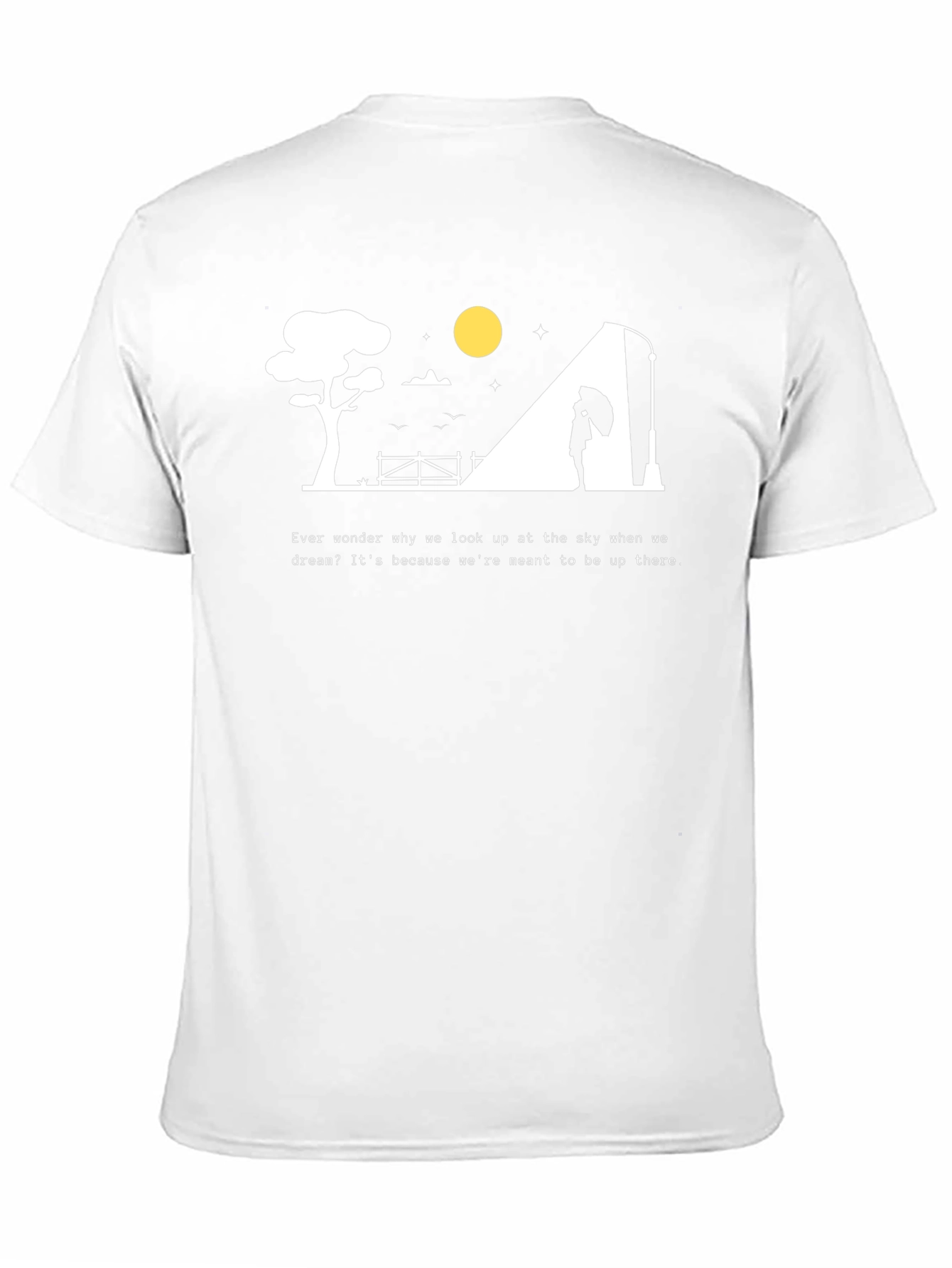 Dreamers Sky Black T-Shirt