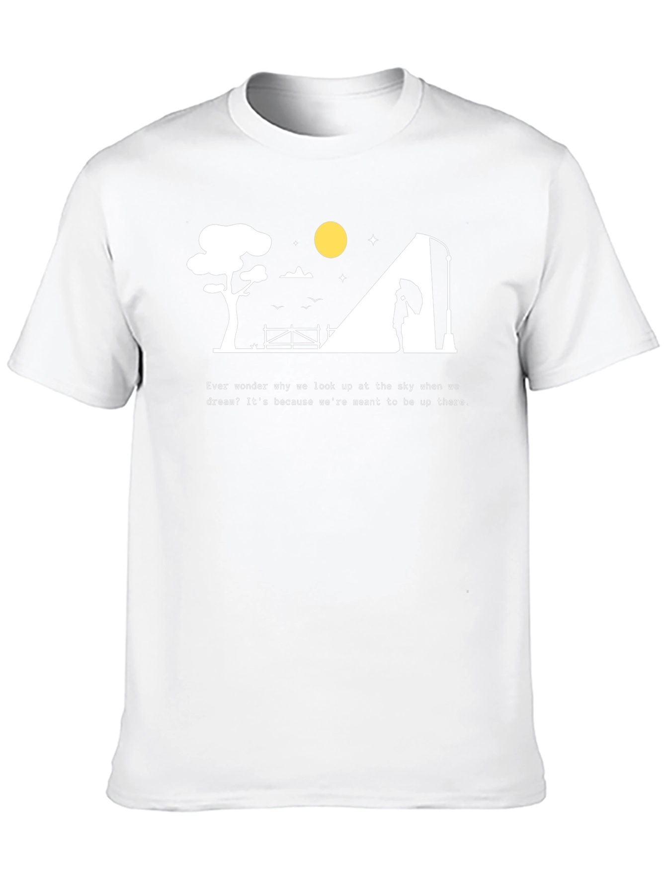 Dreamers Sky Black T-Shirt