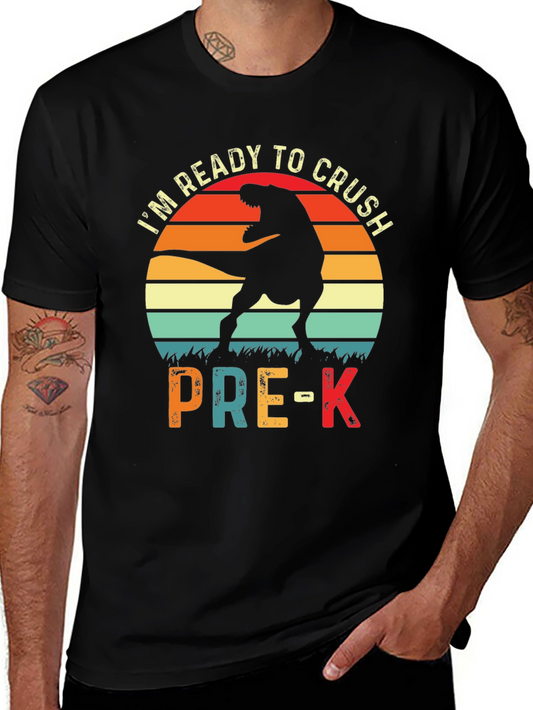 Ready to Crush Pre-K Dinosaur T-Shirt