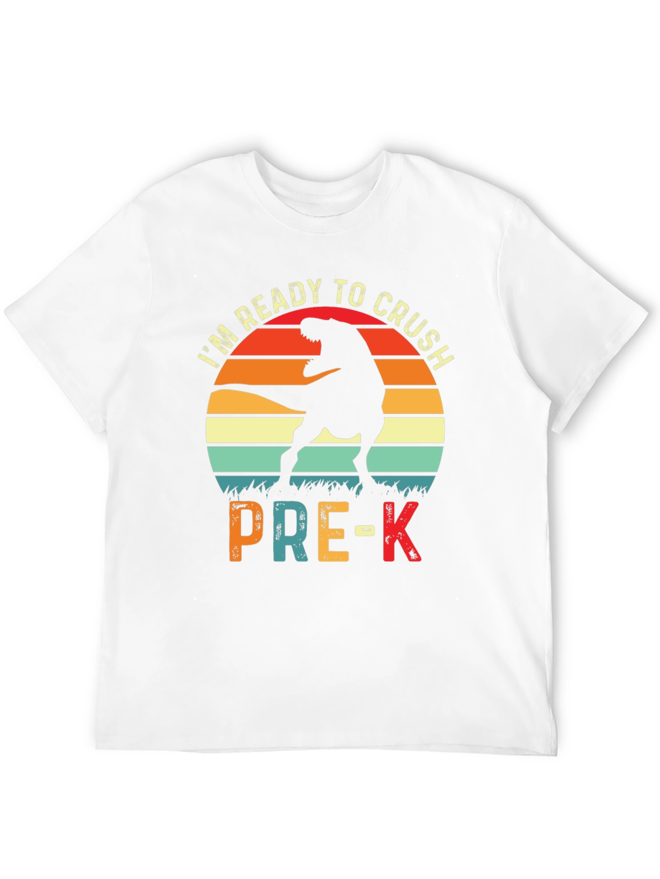 Ready to Crush Pre-K Dinosaur T-Shirt