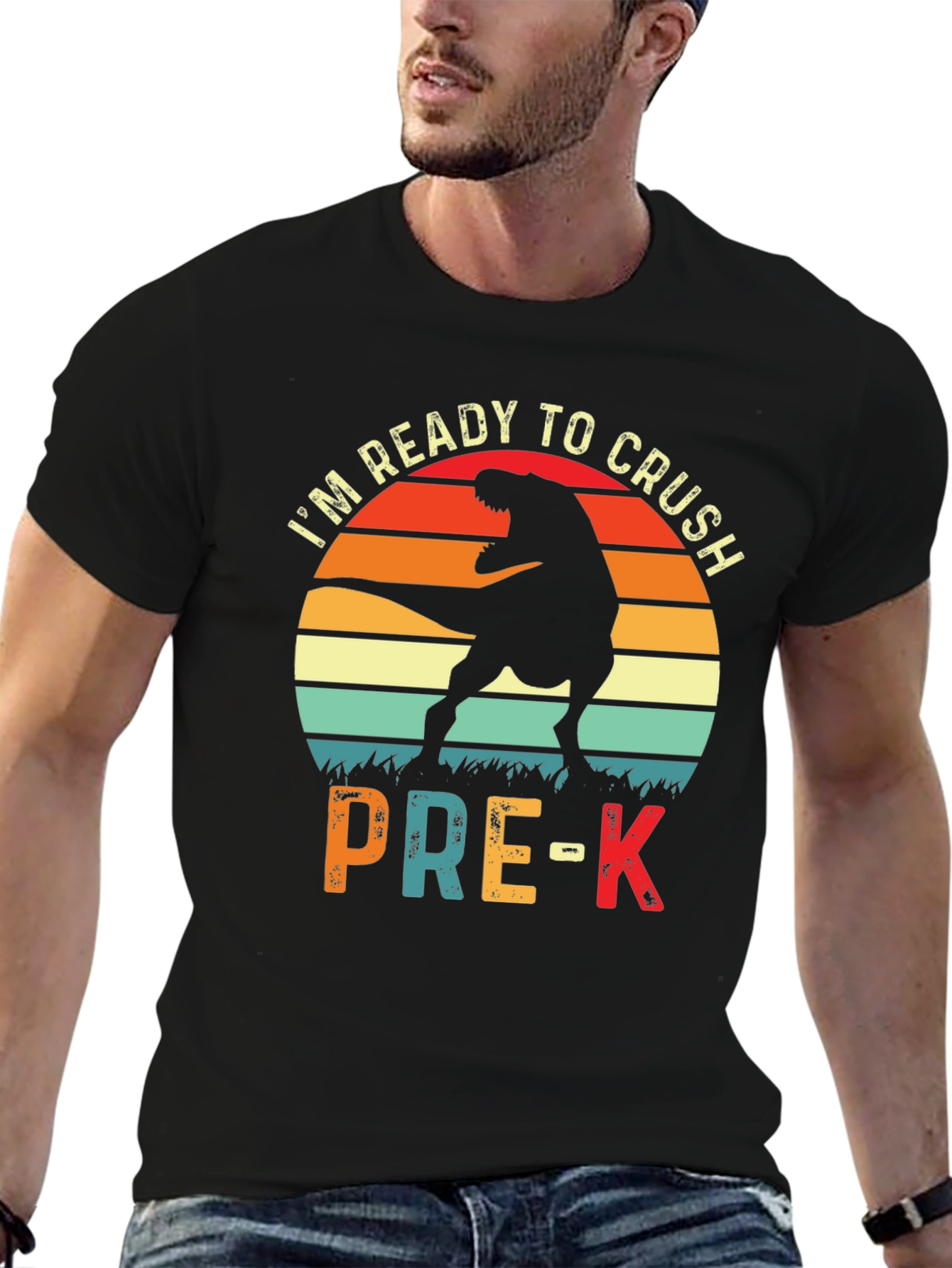 Ready to Crush Pre-K Dinosaur T-Shirt