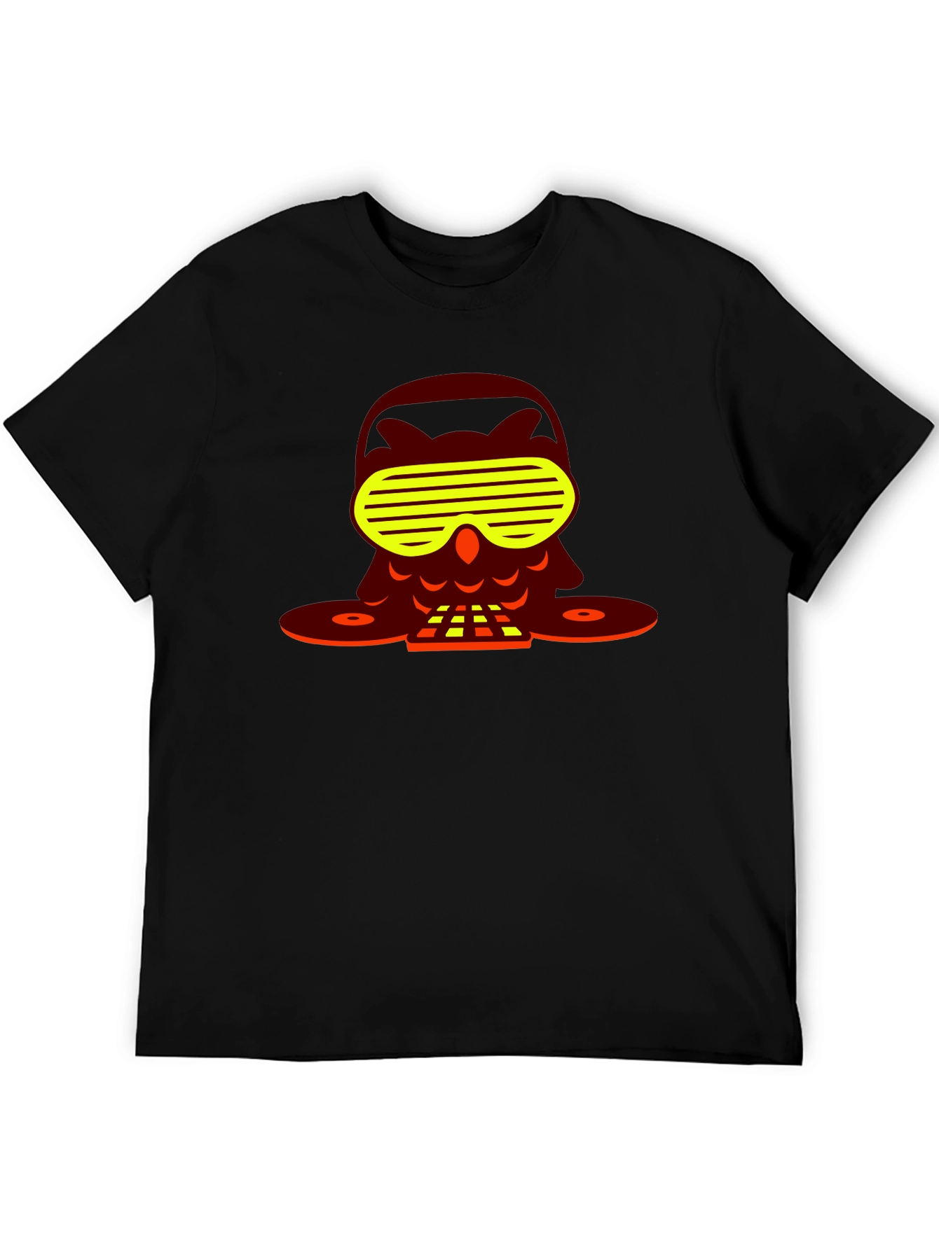 DJ Owl T-Shirt - Unique Graphic Tee