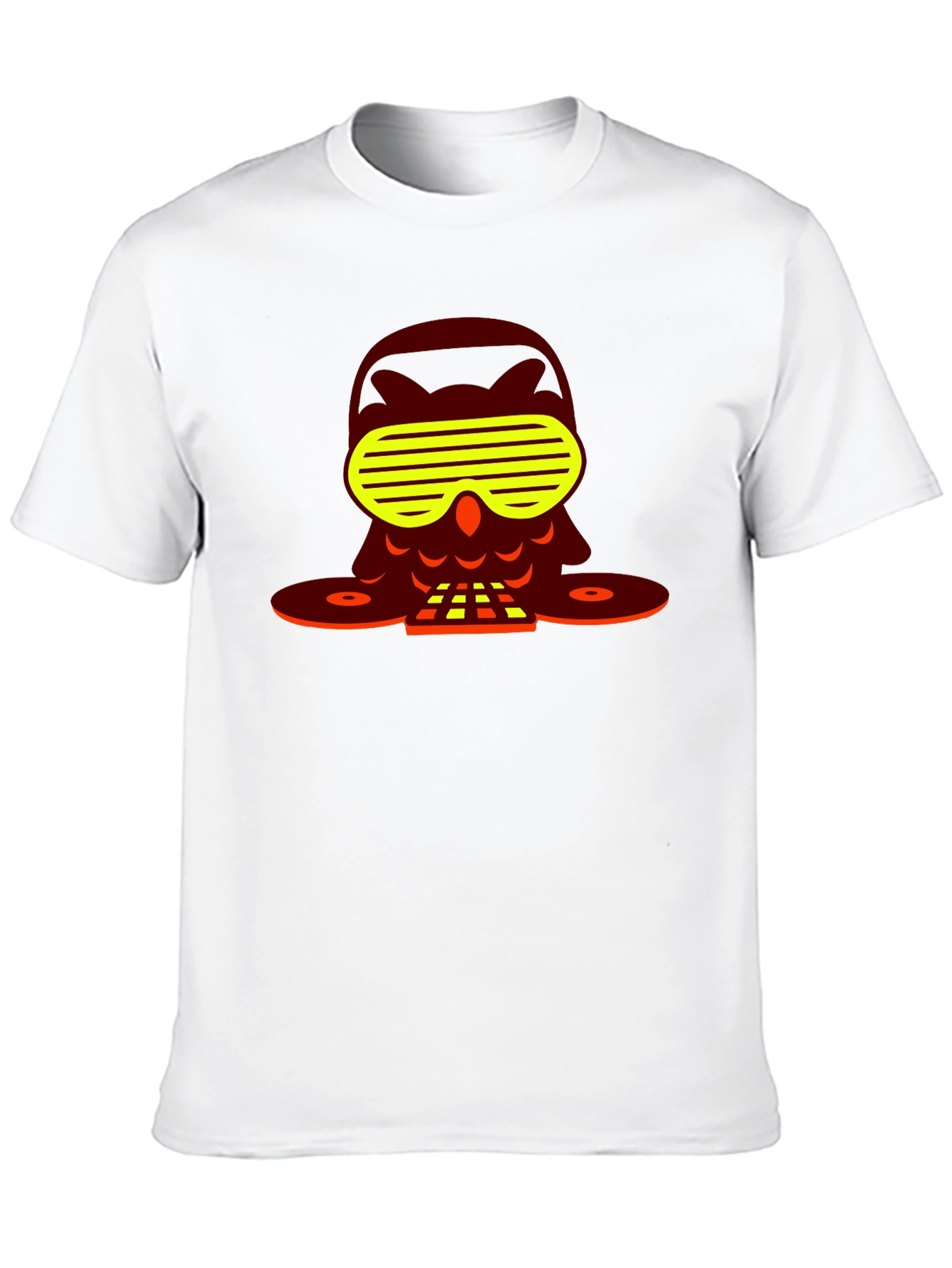 DJ Owl T-Shirt - Unique Graphic Tee