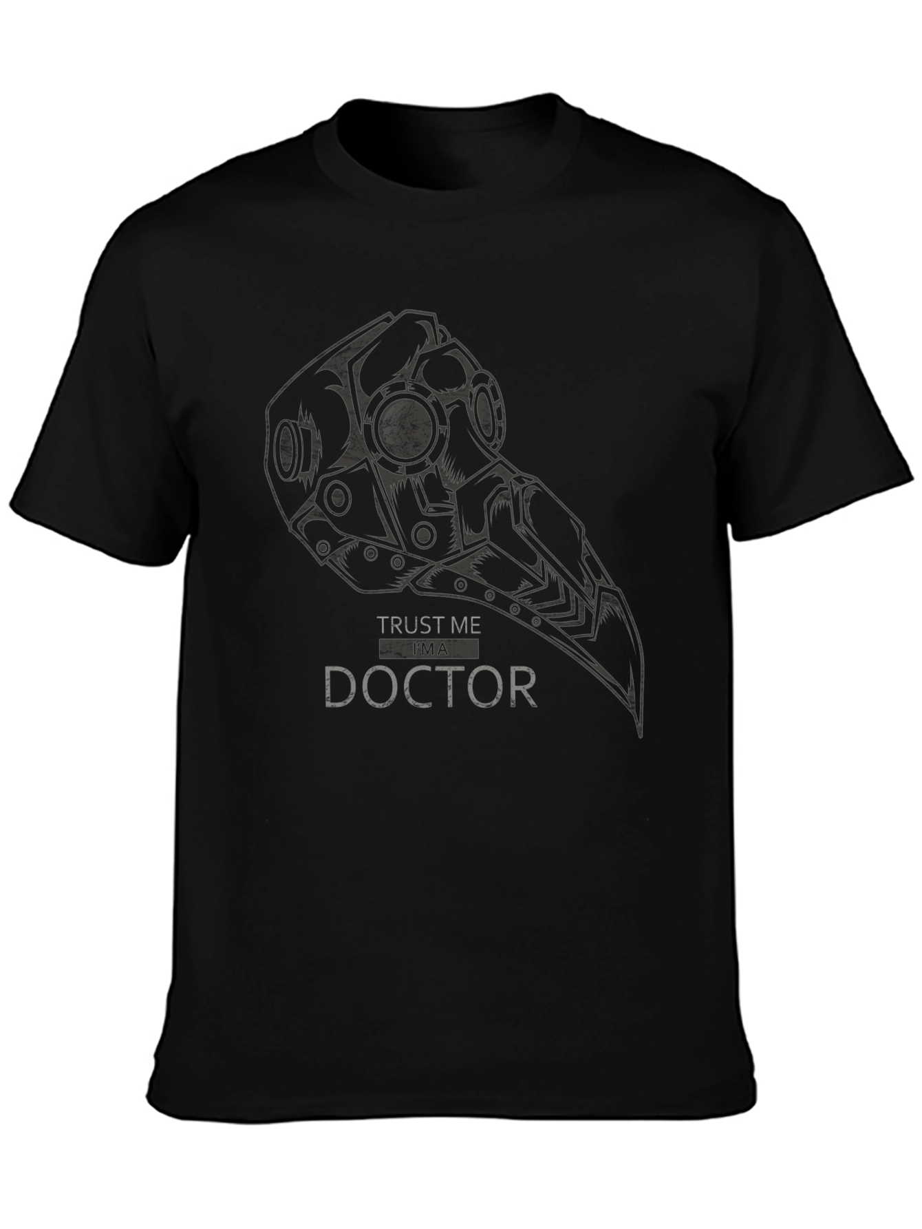 Plague Doctor Graphic Tee - Trust Me