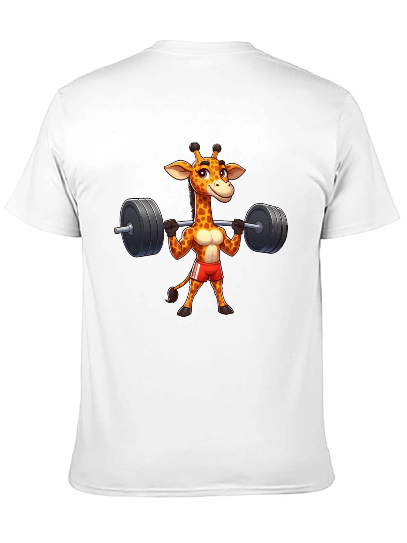 Giraffe Gym T-Shirt - Funny Workout Tee