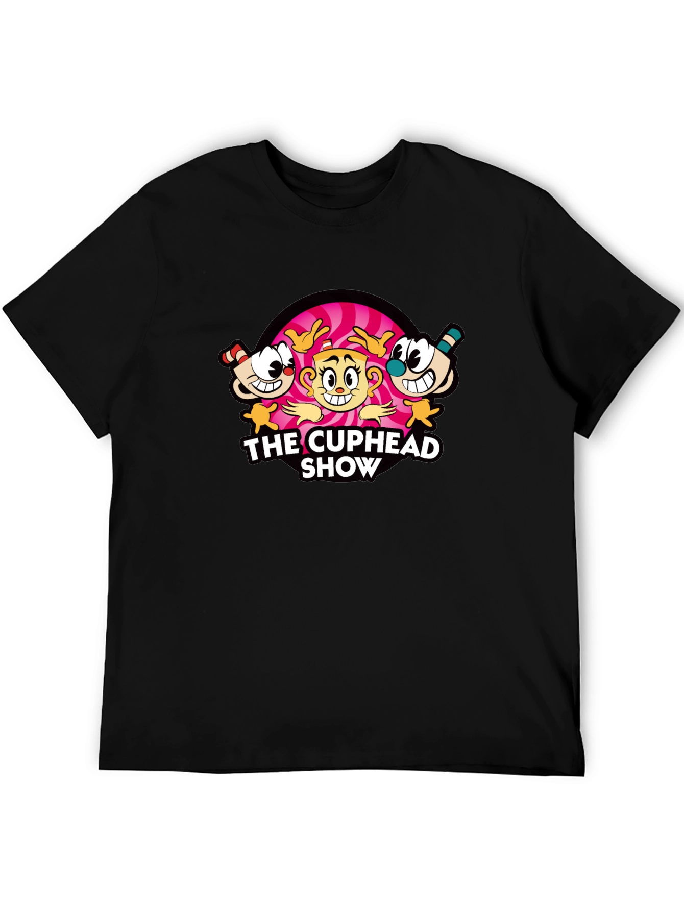 The Cuphead Show Black T-Shirt